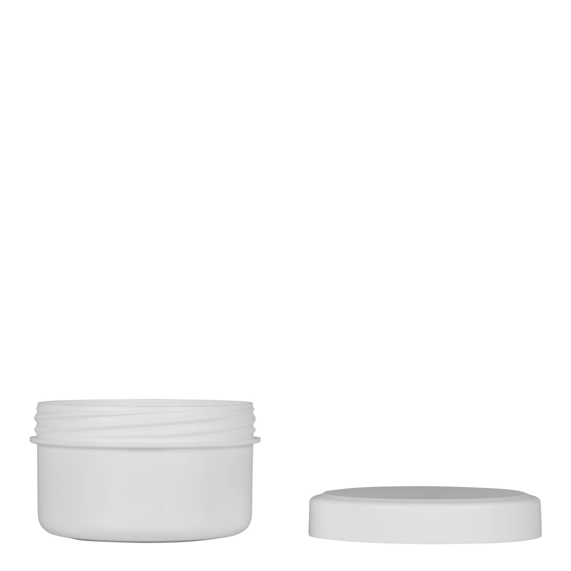 60 ml plastična posuda 'White Line', PP, bela, otvor: navojni zatvarač 60 ml plastična posuda 'White Line', PP, bela, otvor: navojni zatvarač