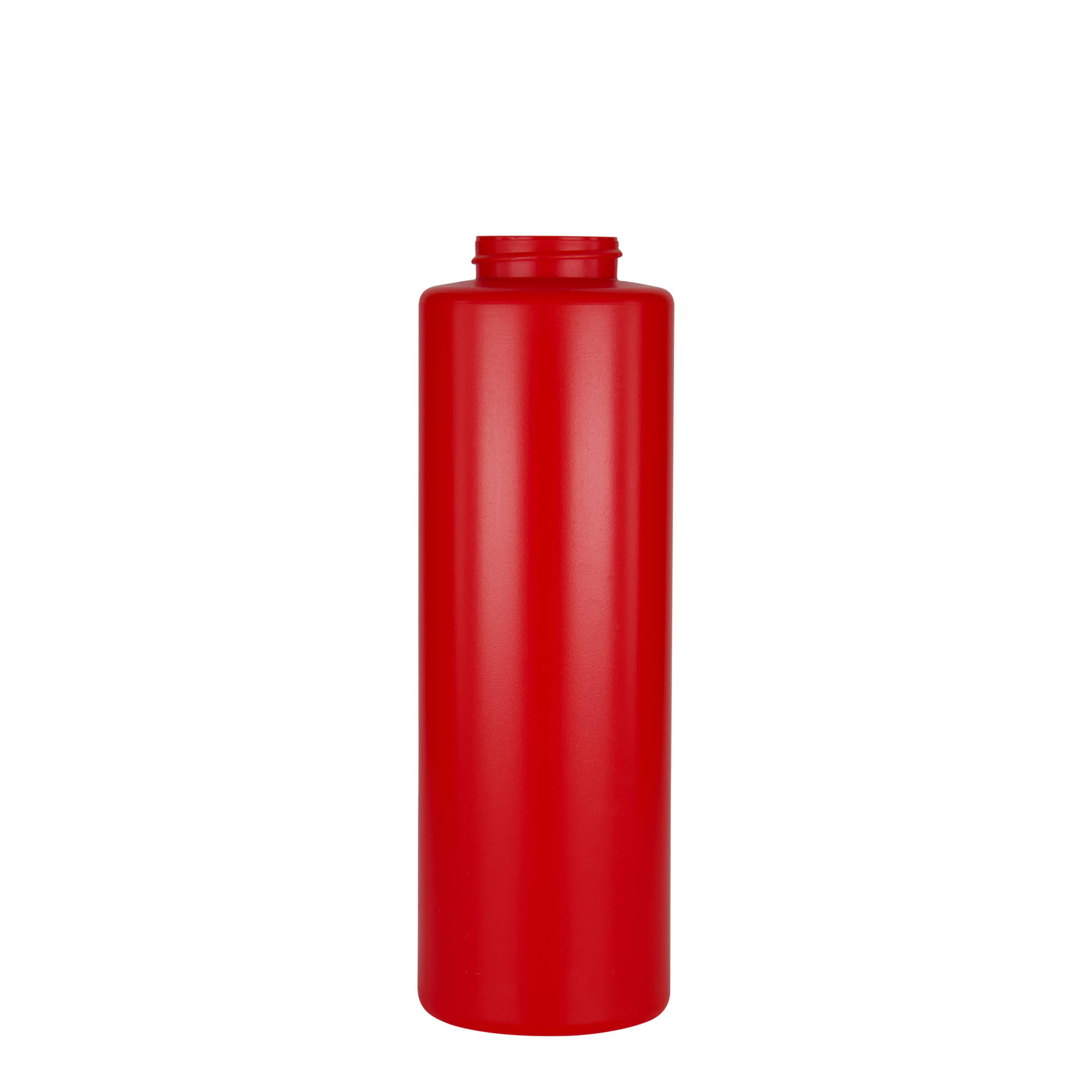 500 ml boca za sos, LDPE plastika, crvena, otvor: 38/400