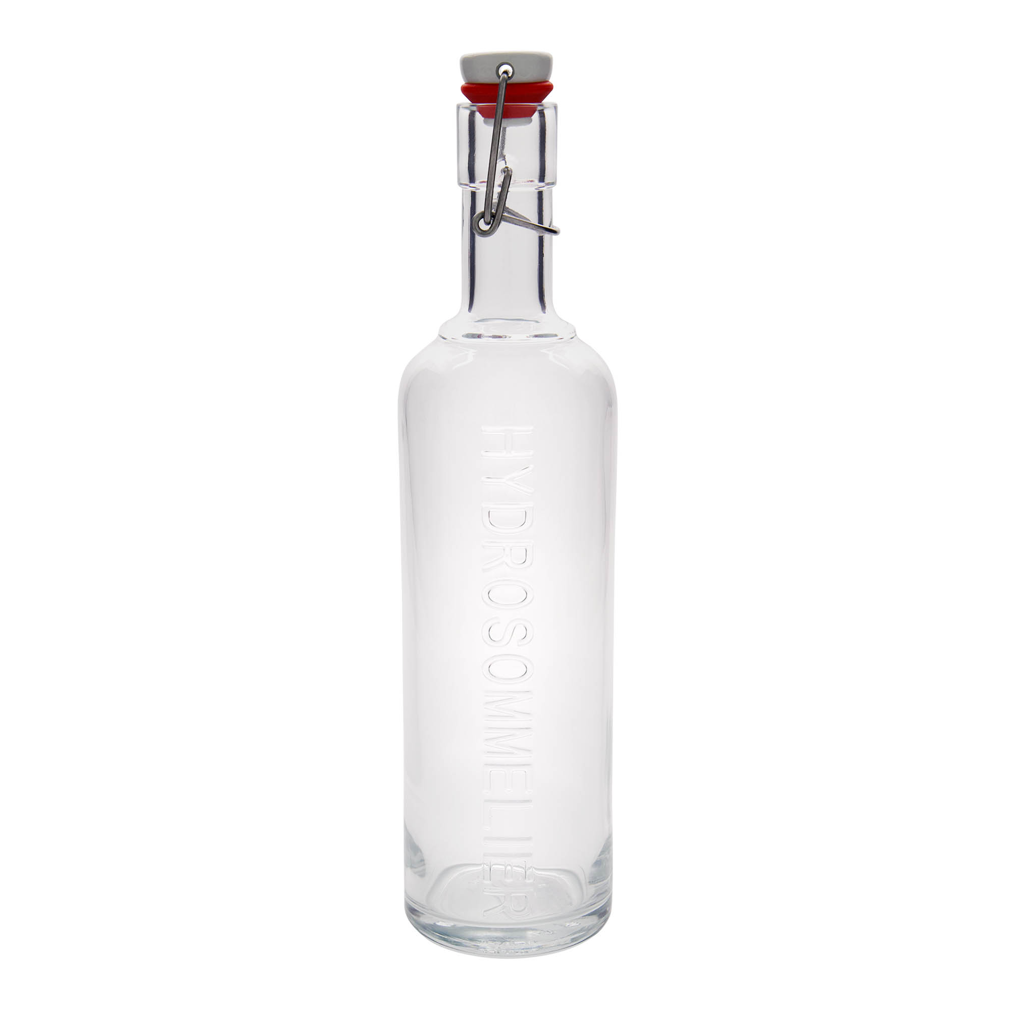 1.000 ml staklena boca 'Optima Hydrosommelier', otvor: zatvarač sa kopčom 1.000 ml staklena boca 'Optima Hydrosommelier', otvor: zatvarač sa kopčom
