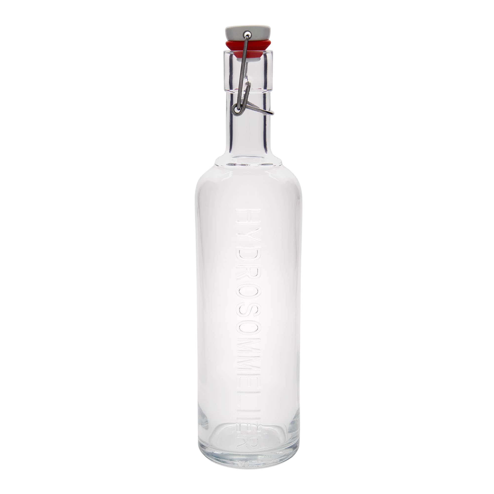 1.000 ml staklena boca 'Optima Hydrosommelier', otvor: zatvarač sa kopčom