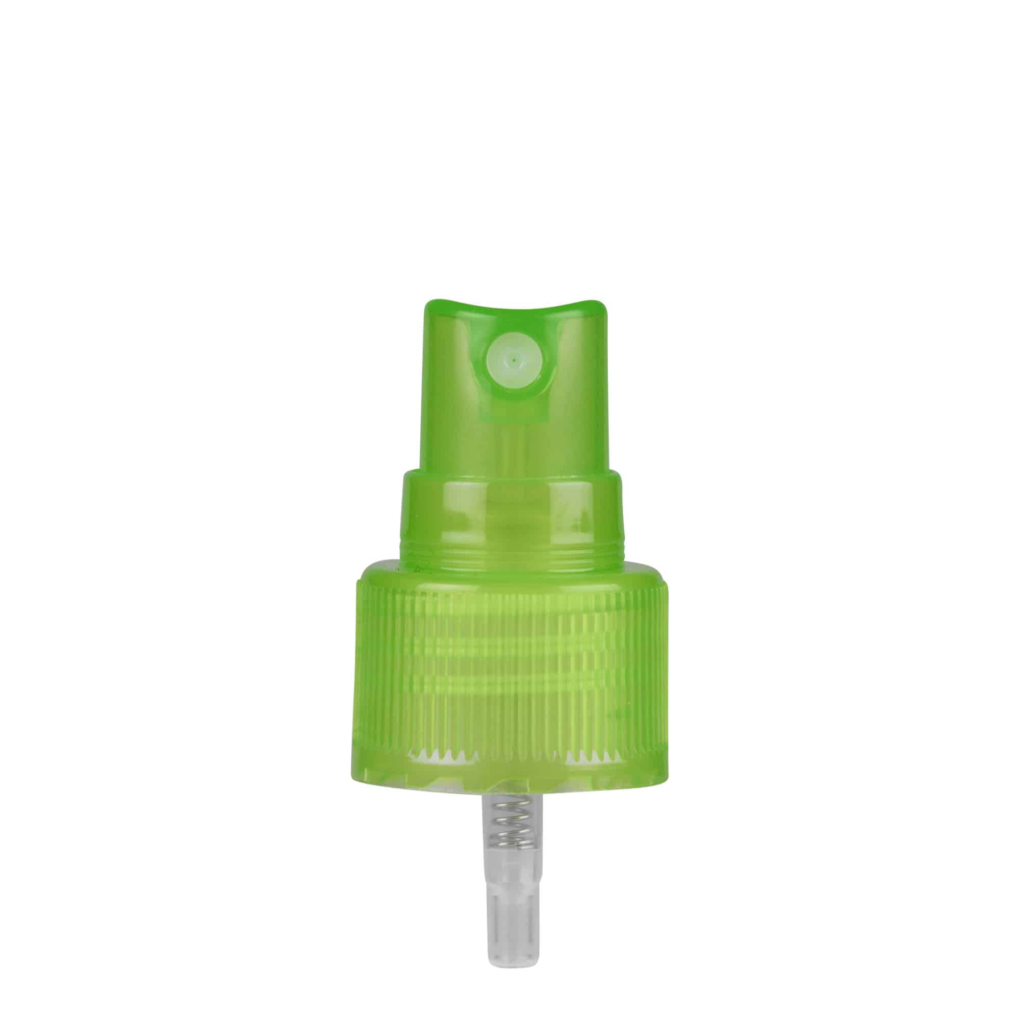 Navojni zatvarač sa raspršivačem, plastika PP, zelene boje, za grlo: 24/410 Navojni zatvarač sa raspršivačem, plastika PP, zelene boje, za grlo: 24/410