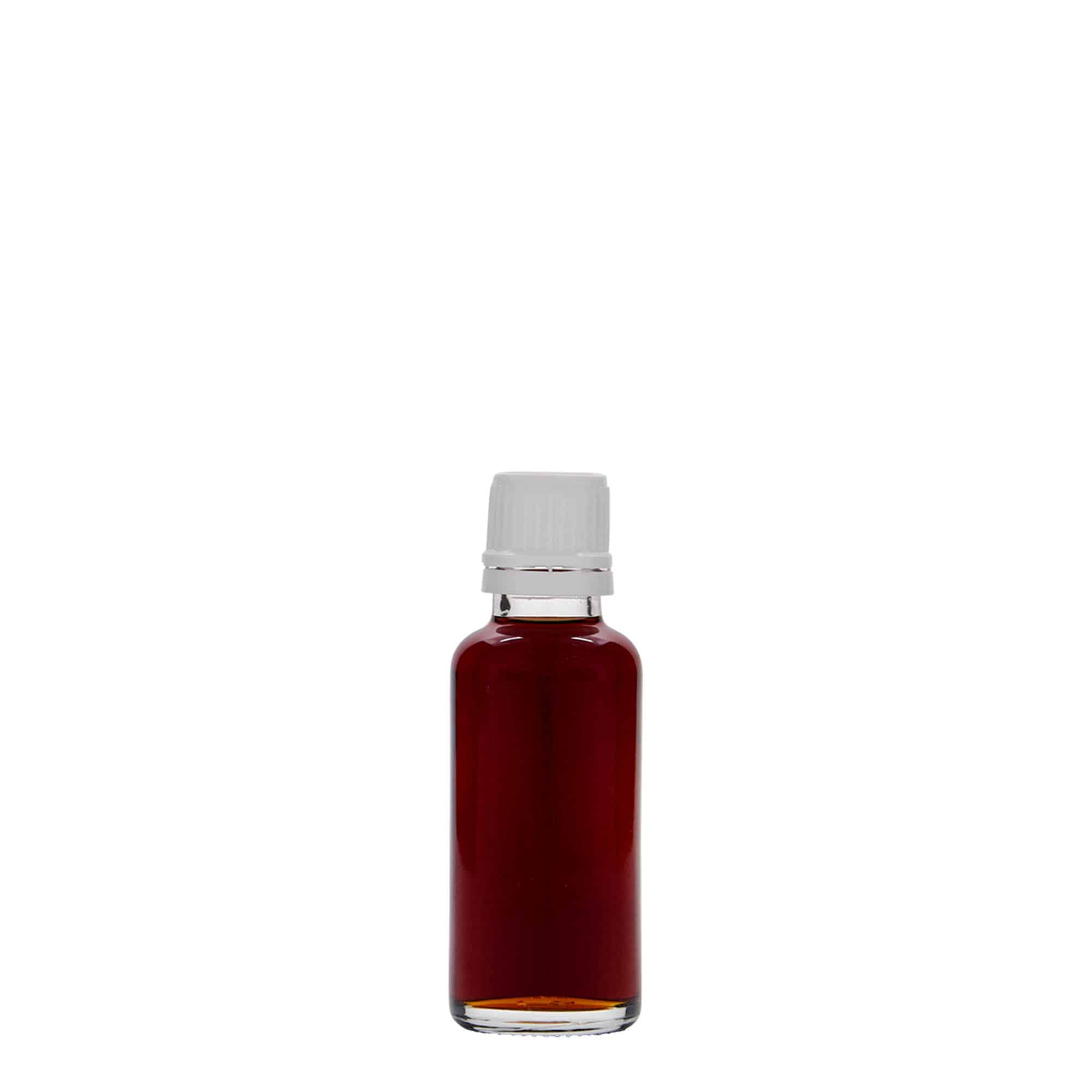 Medicinska boca od 30 ml, staklo, otvor: DIN 18