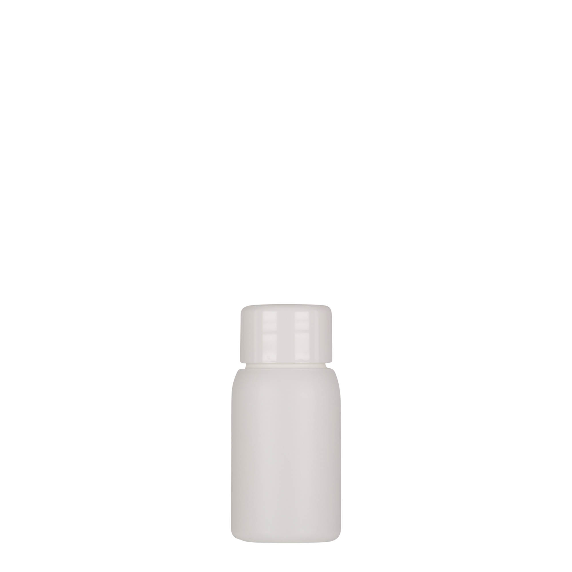Plastična boca od 30 ml 'Tuffy', HDPE, bela, otvor: GPI 24/410