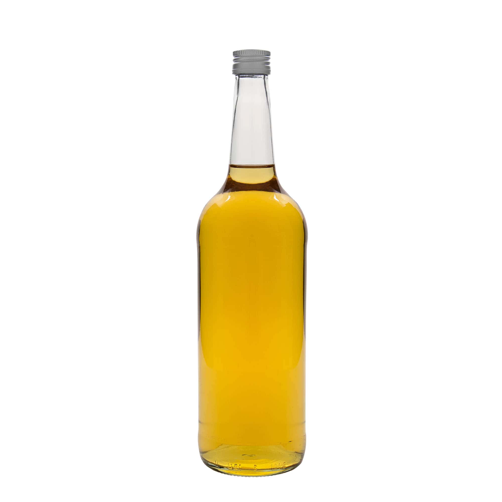 1.000 ml staklena flaša sa ravnim vratom, otvor: PP 28