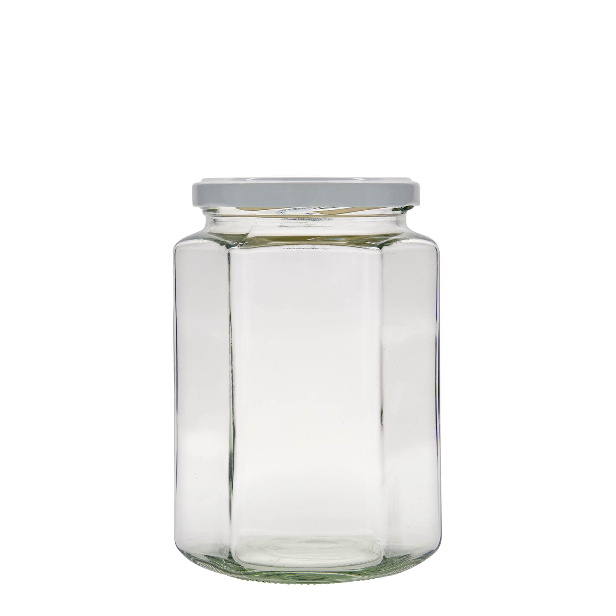 770 ml staklena tegla sa šestougaonim oblikom, otvor: Twist-Off (TO 82) 770 ml staklena tegla sa šestougaonim oblikom, otvor: Twist-Off (TO 82)