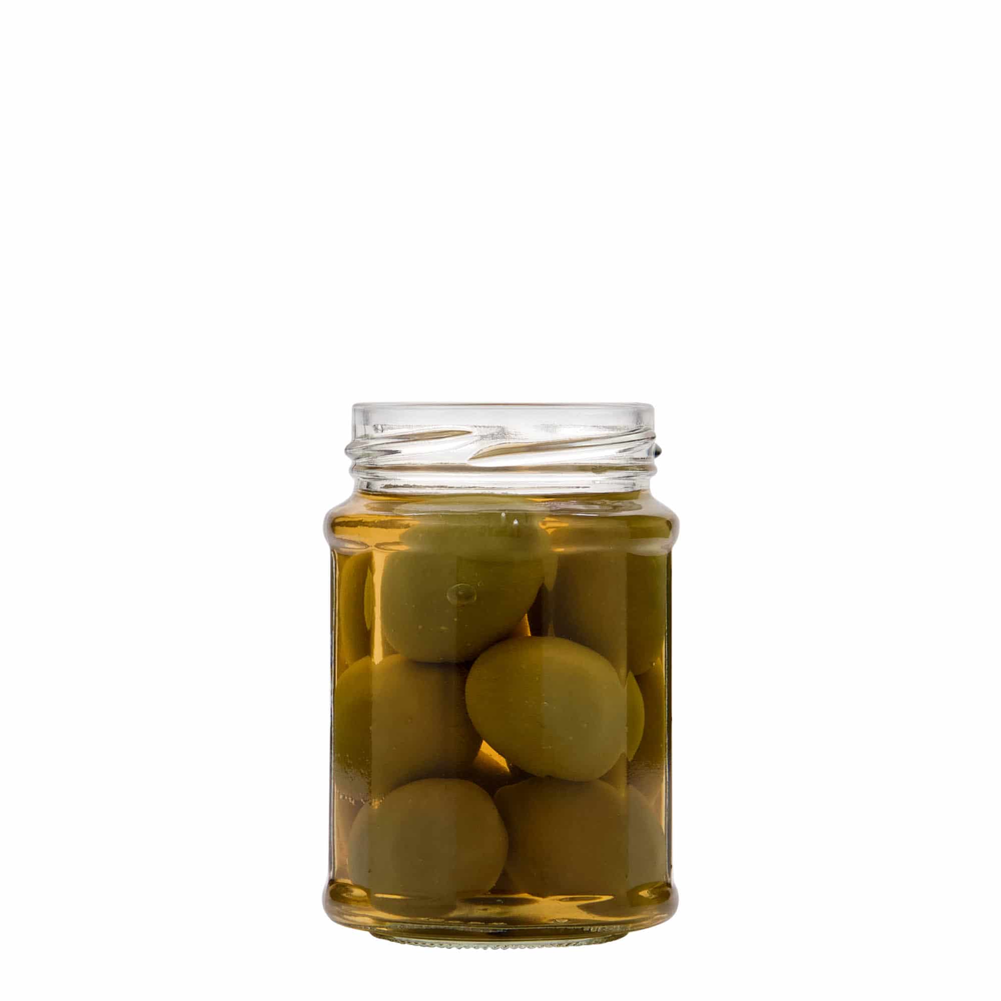 192 ml višekutna tegla, dvanaestougaona, otvor: Twist-Off (TO 58)