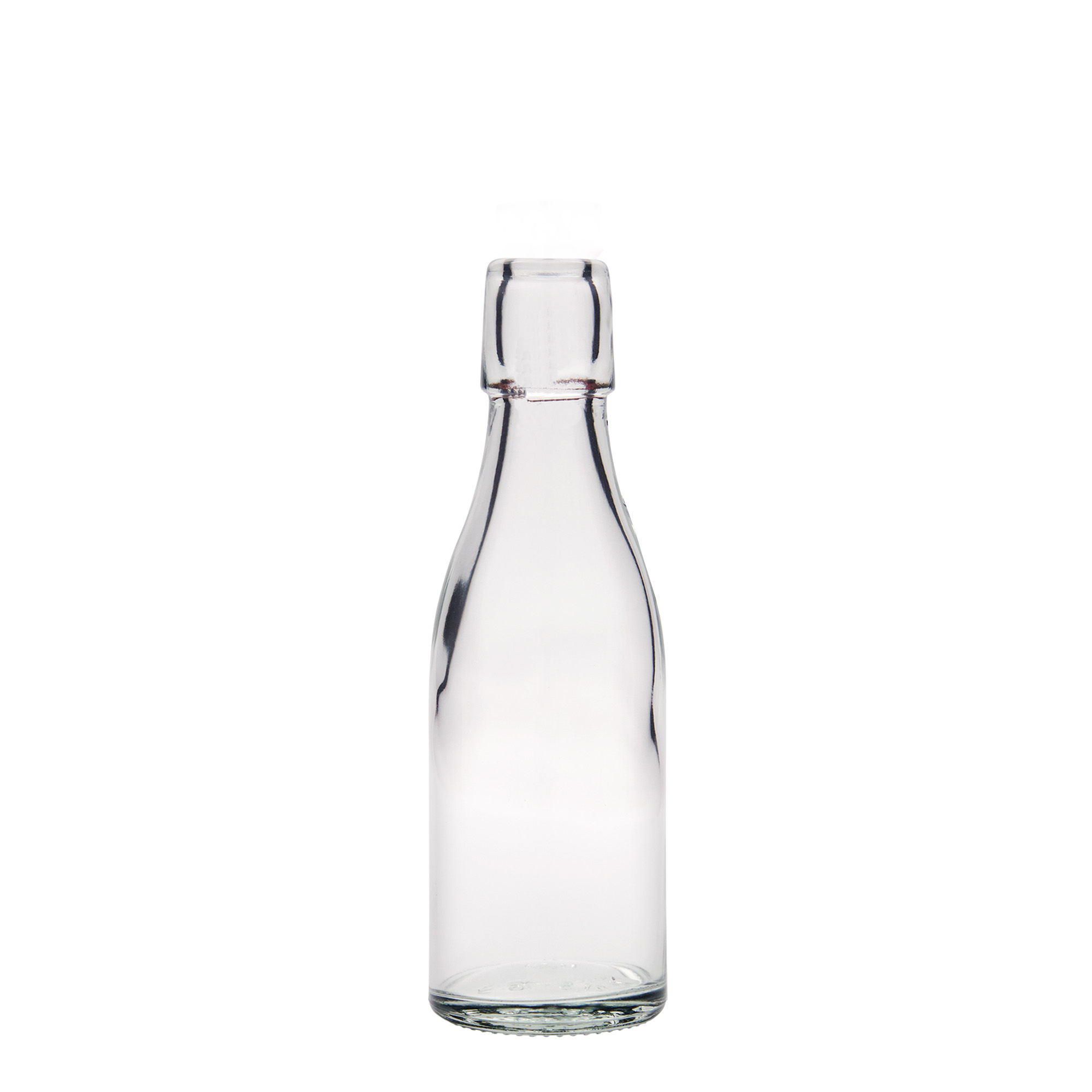 200 ml staklena flaša 'Paul', otvor: zatvarač sa kopčom