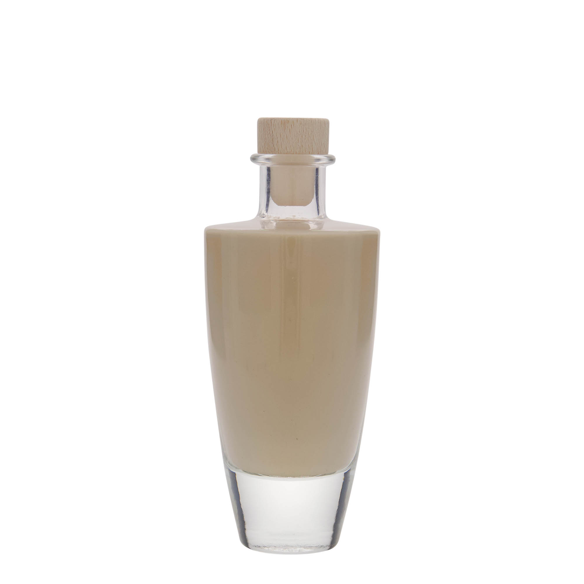 200 ml staklena flaša 'Vanessa', ovalna, otvor: pluta 200 ml staklena flaša 'Vanessa', ovalna, otvor: pluta