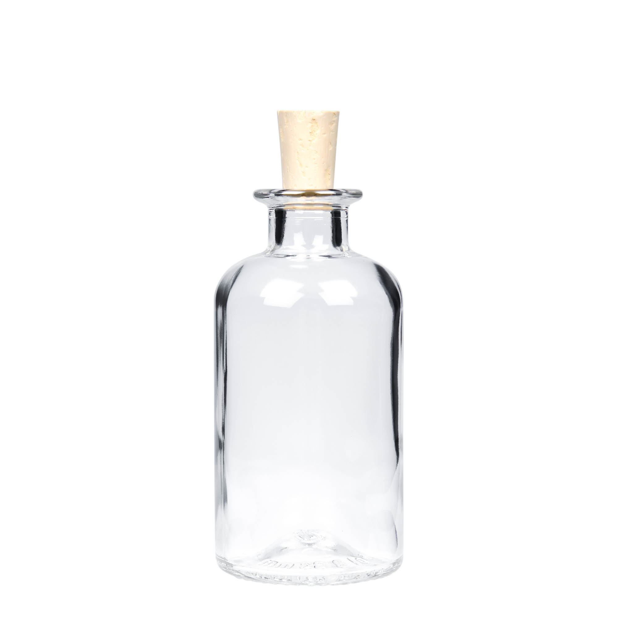 250 ml staklena flaša apotekarska, otvor: čep 250 ml staklena flaša apotekarska, otvor: čep