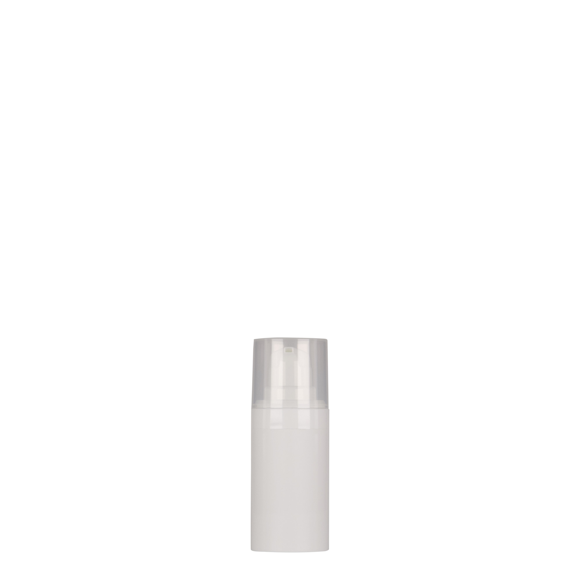 15 ml Airless dozer 'Micro', PP-plastika, beo