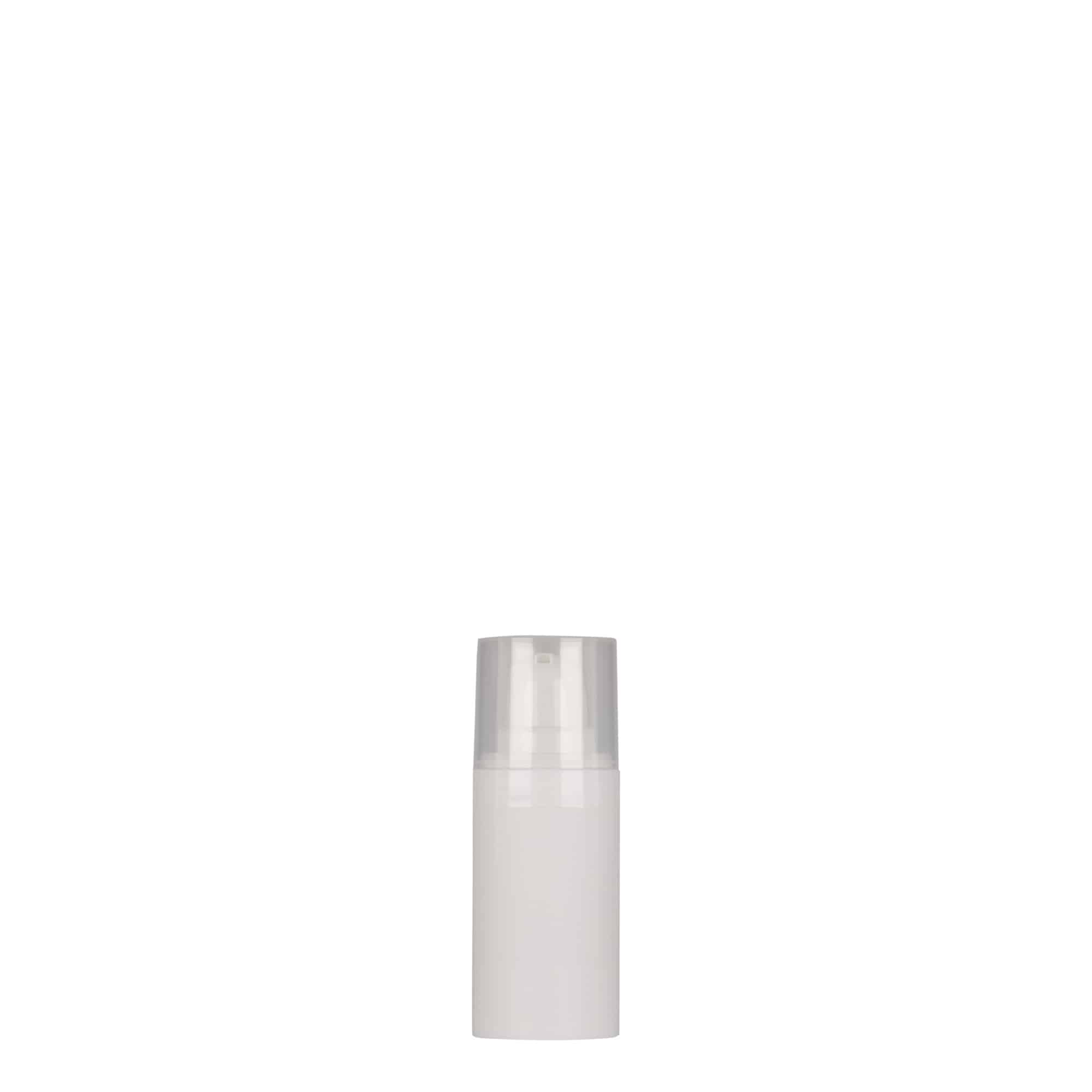 15 ml Airless dozer 'Micro', PP-plastika, beo