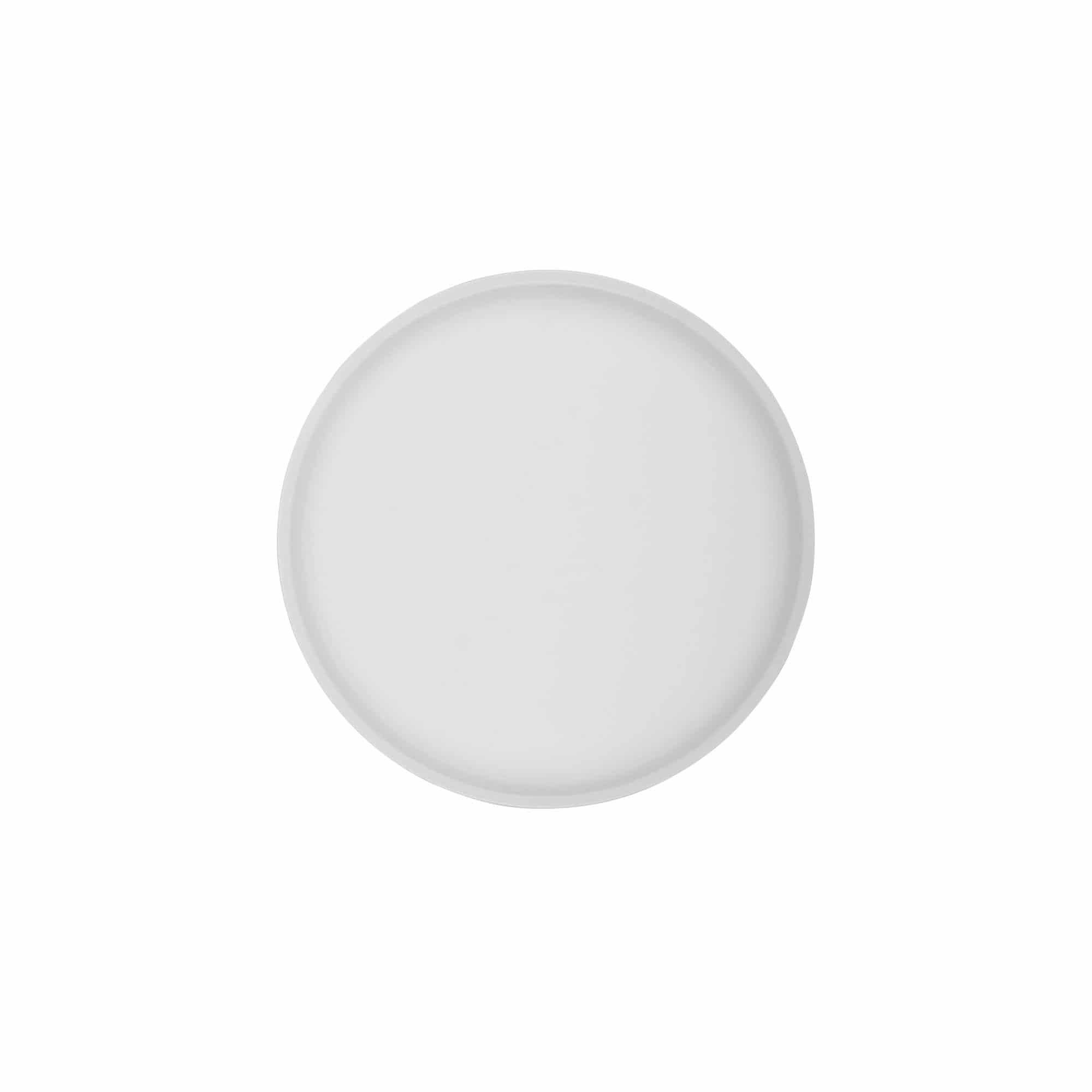 Zatvarač sa navojem 'Clear/Platin Edition', PP plastika, bela, za otvor: 70/2P