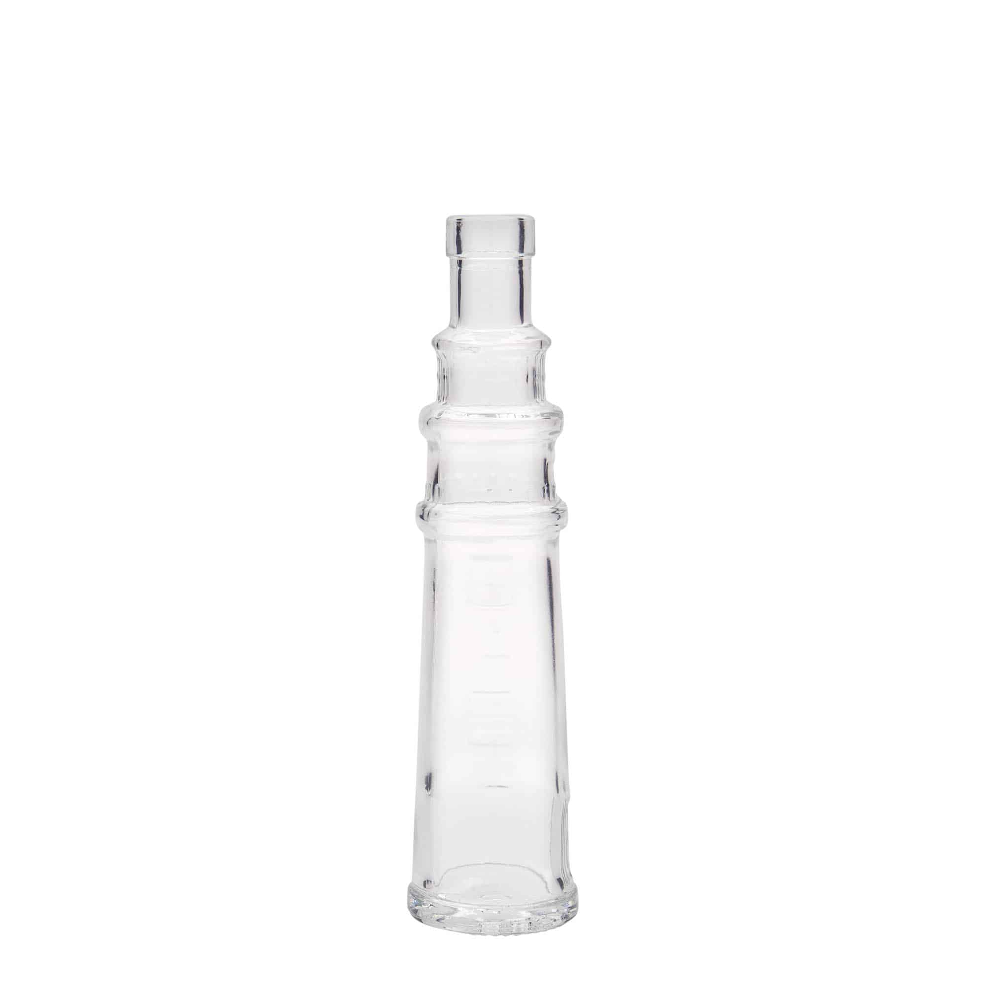 100 ml staklena flaša 'Leuchtturm', otvor: plutani čep