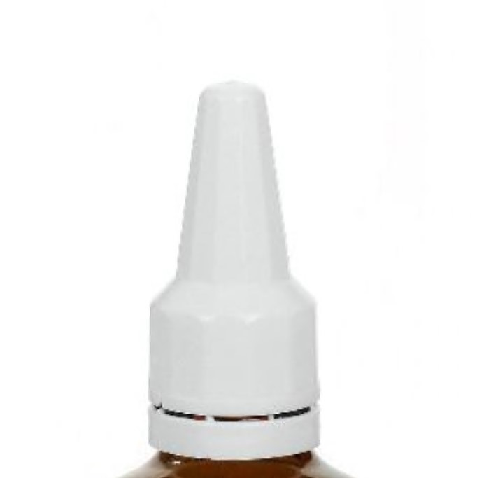 Zatvarač sa navojem sa aplikatorom, PE plastika, beo, za otvor: DIN 18 Zatvarač sa navojem sa aplikatorom, PE plastika, beo, za otvor: DIN 18