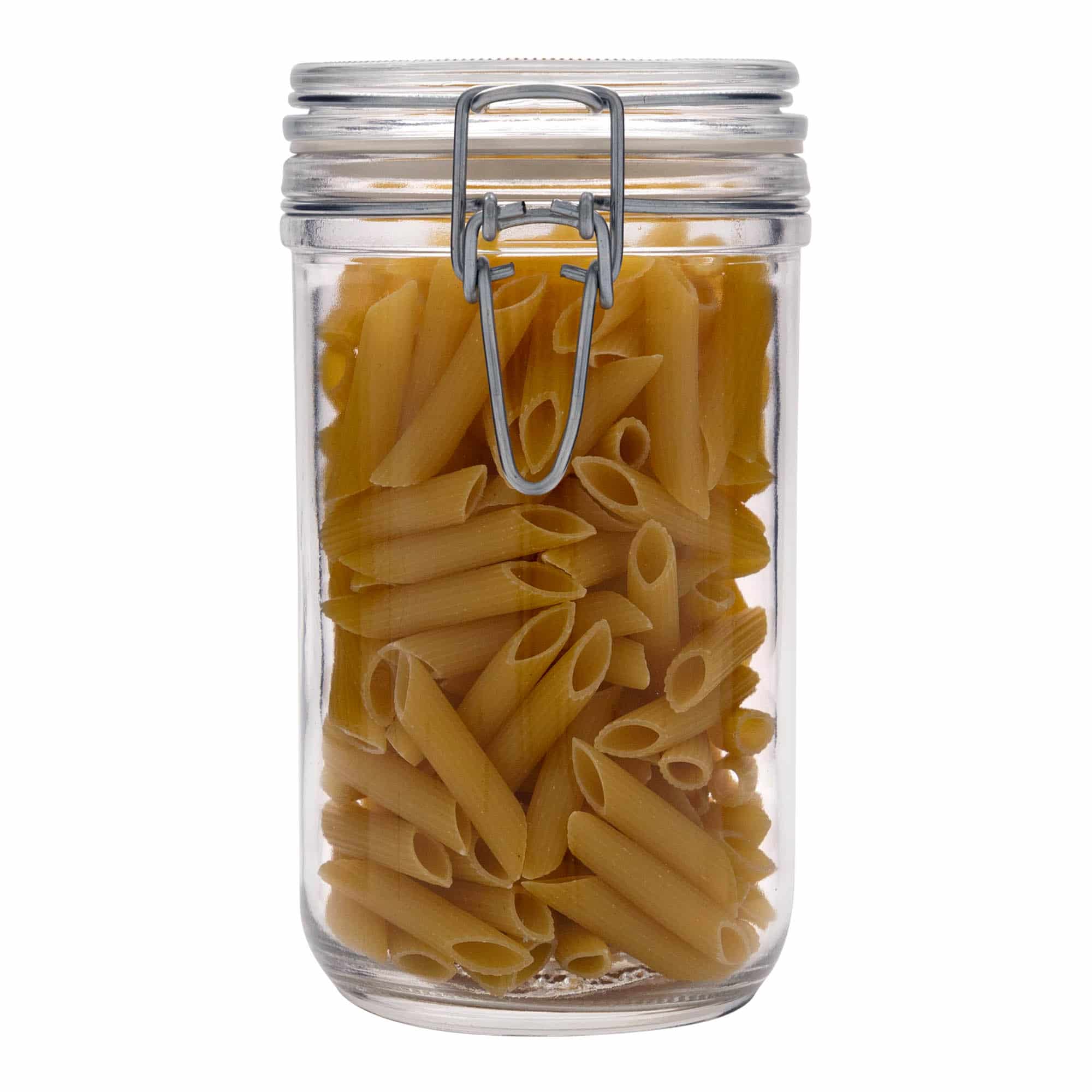 750 ml staklena tegla sa žičanim zatvaračem 'Fido', otvor: zatvarač sa žičanim kopčama