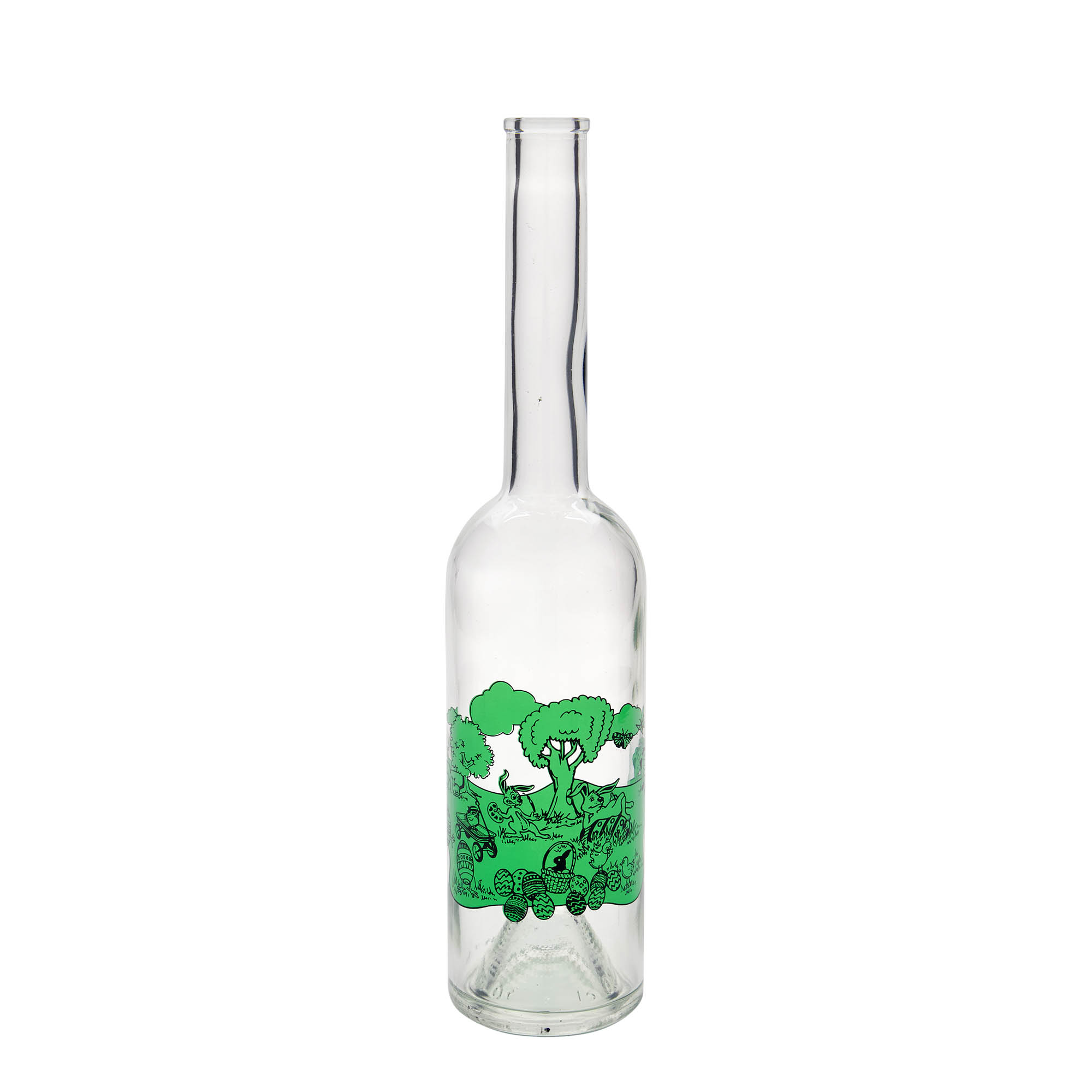Staklena boca od 500 ml 'Opera', motiv: Srećan Uskrs, otvor: Plutani čep Staklena boca od 500 ml 'Opera', motiv: Srećan Uskrs, otvor: Plutani čep