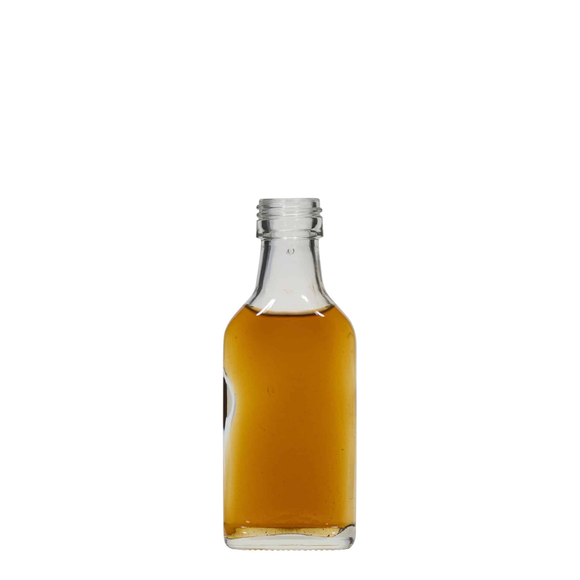 40 ml džepna bočica, pravougaona, otvor: PP 22