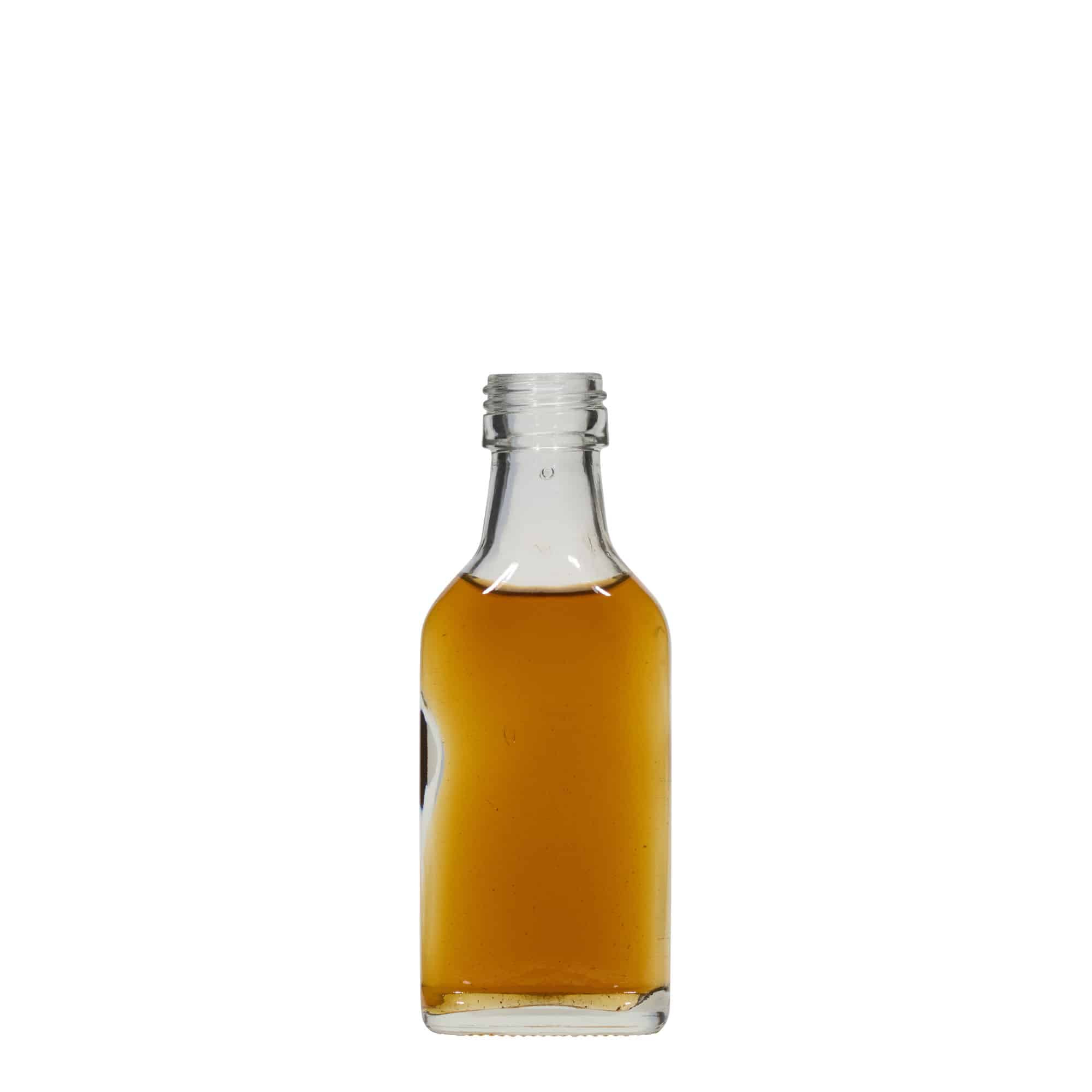 40 ml džepna bočica, pravougaona, otvor: PP 22