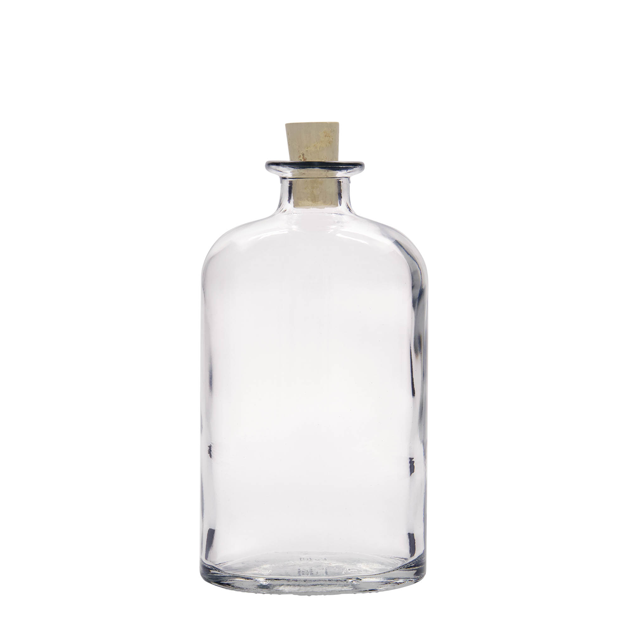 500 ml staklena boca 'Dundee', ovalna, otvor: čep 500 ml staklena boca 'Dundee', ovalna, otvor: čep