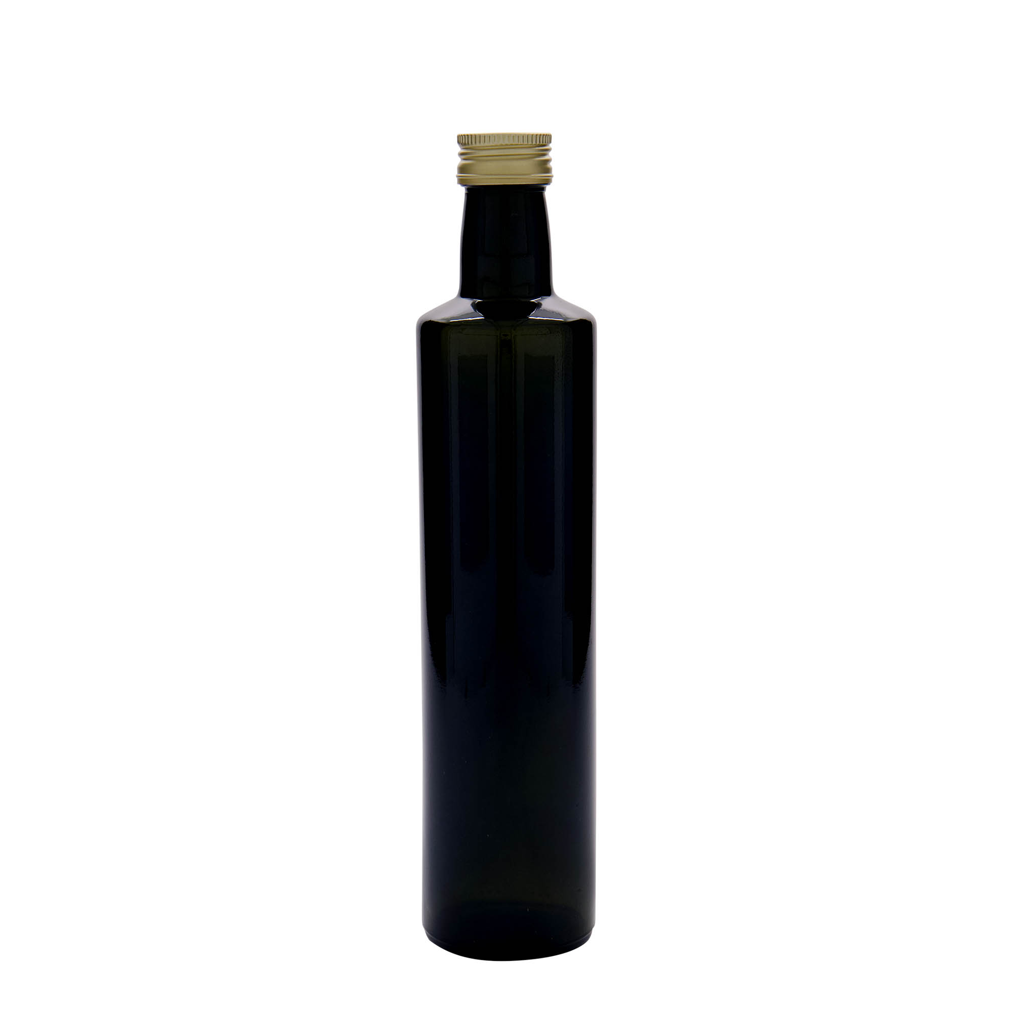 500 ml staklena flaša 'Dorica', antikno zelena, grlo: PP 31,5