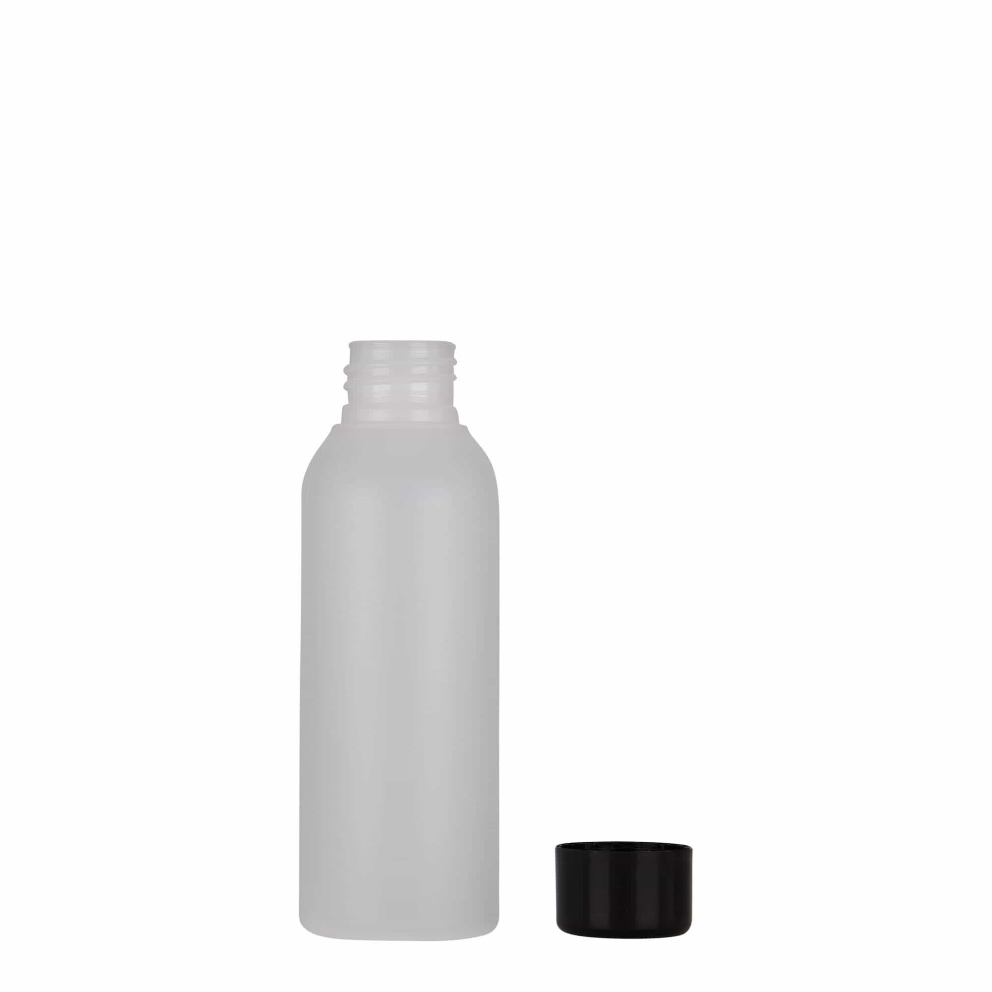 100 ml plastična flaša 'Tuffy', HDPE, prirodna, grlo: 24/410