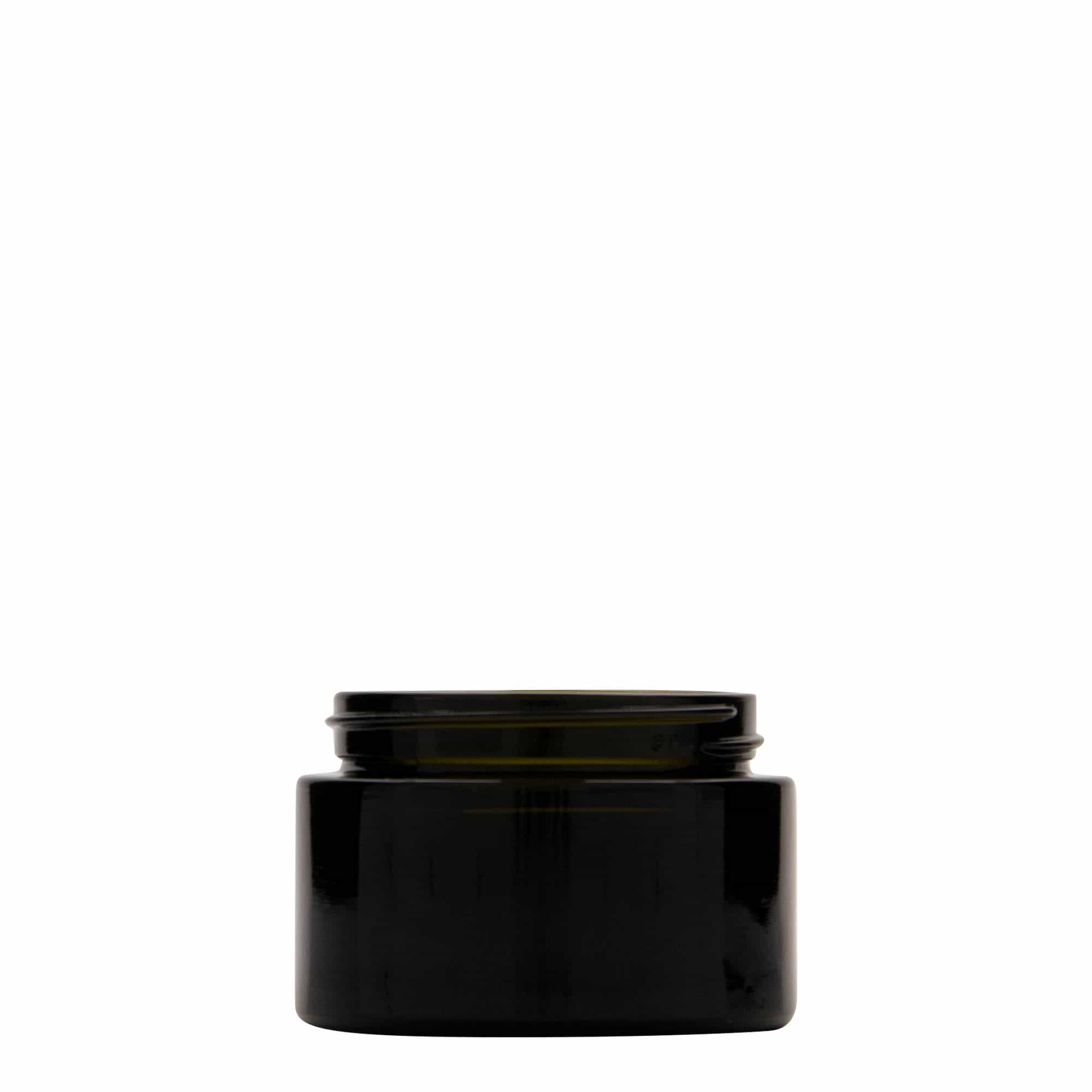 Tegla za reciklažu od 50 ml 'Floria', staklo, antik zelena, otvor: 58/400 Tegla za reciklažu od 50 ml 'Floria', staklo, antik zelena, otvor: 58/400