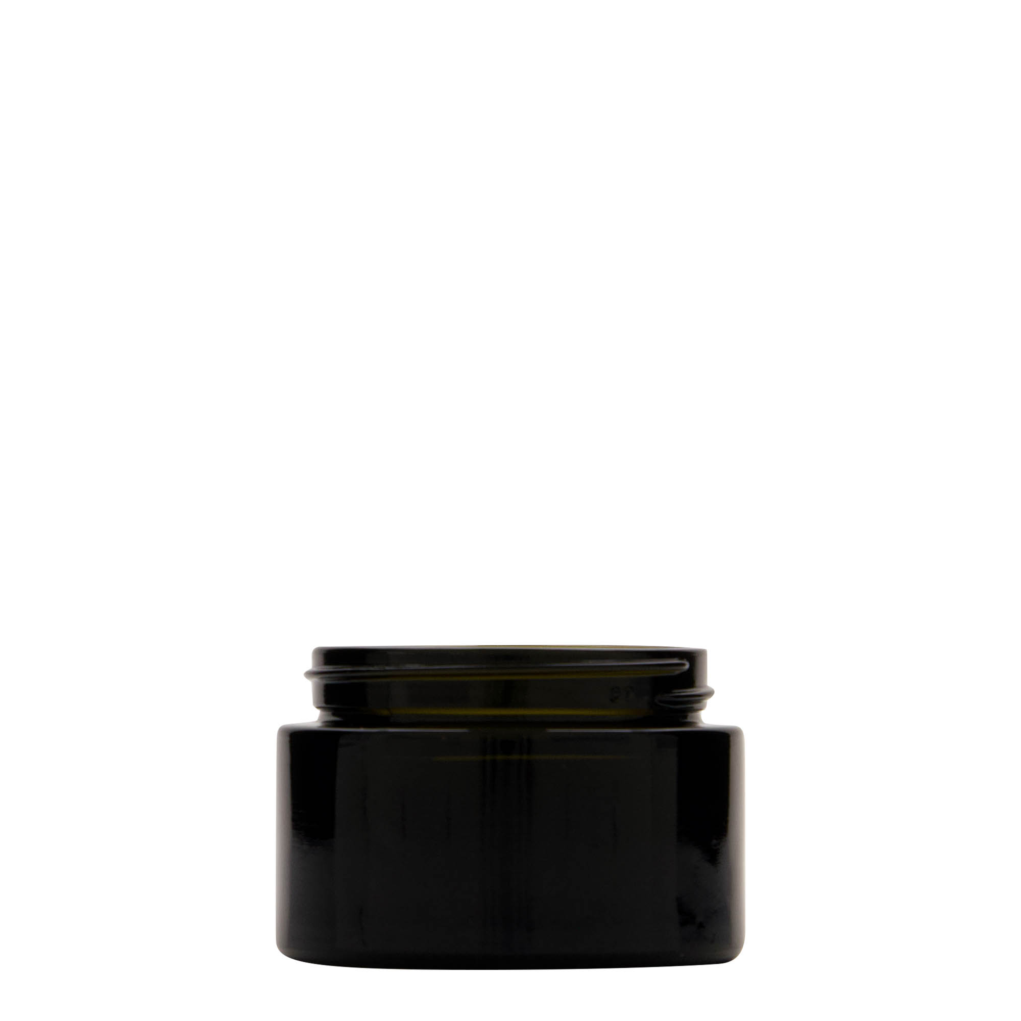 50 ml teglu za reciklažu 'Floria', staklo, antikno zeleno, grlo: 58/400