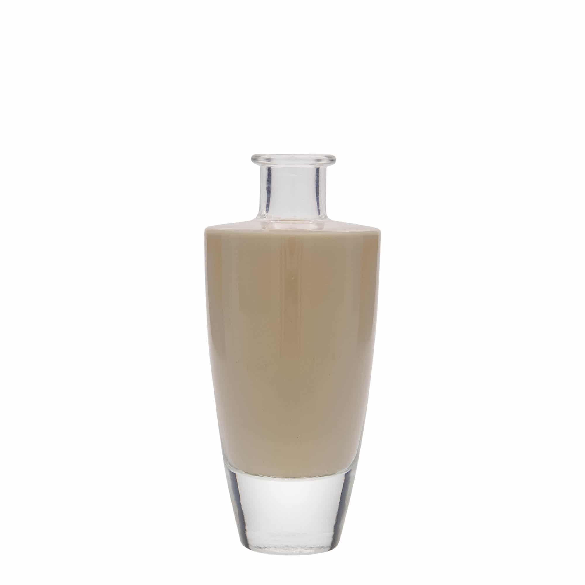 200 ml staklena flaša 'Vanessa', ovalna, otvor: pluta