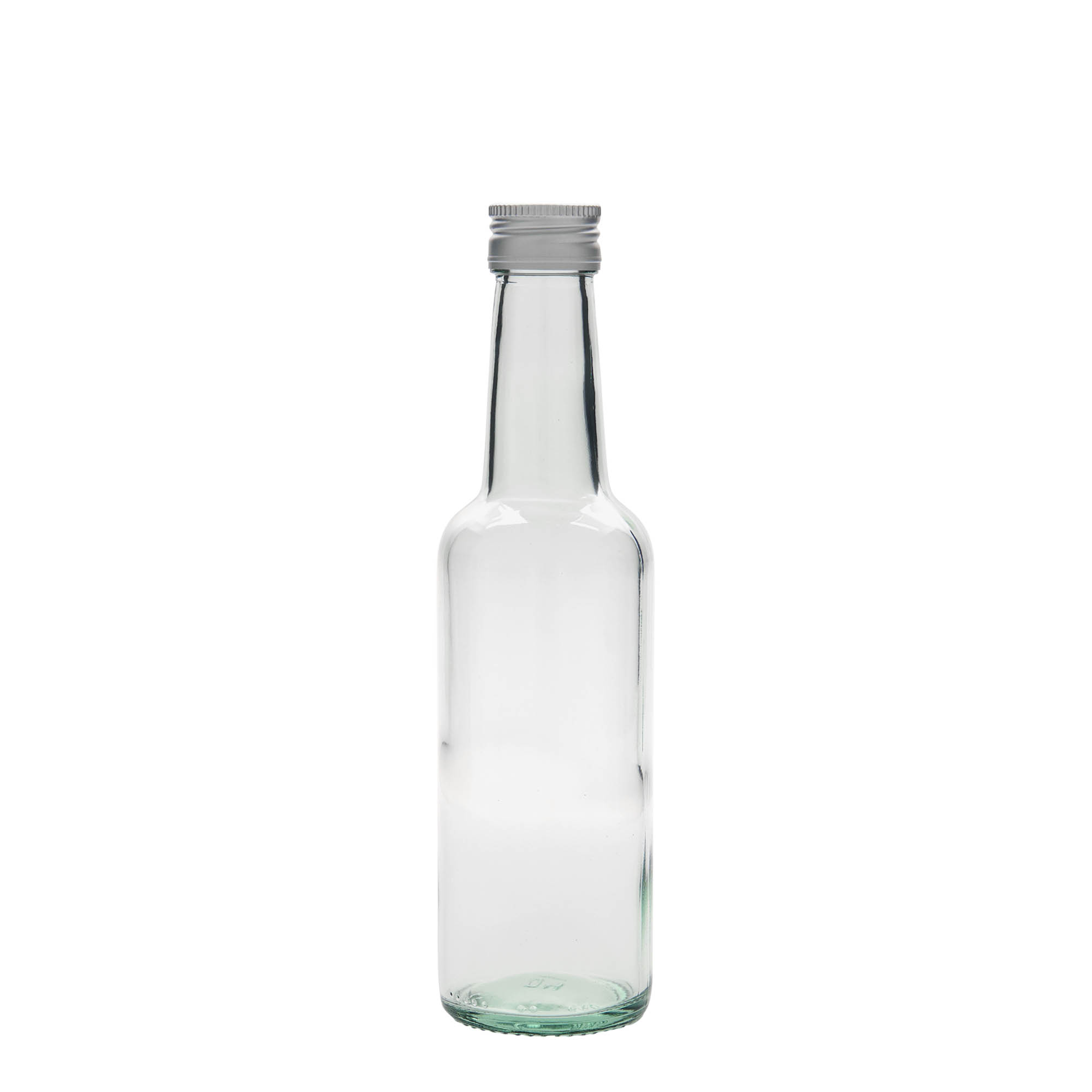 250 ml staklena flaša sa ravnim vratom, grlo: PP 28