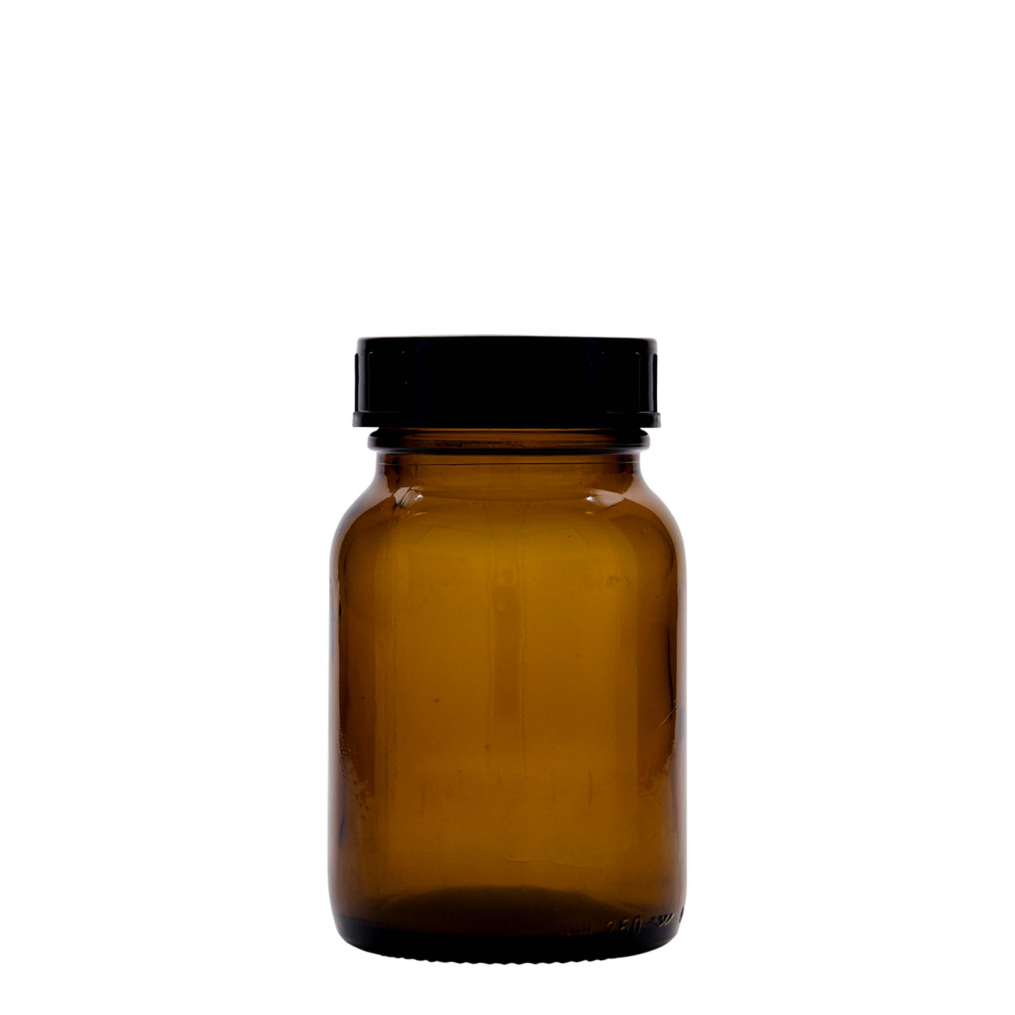 250 ml teglu širokog grla, braon, otvor: DIN 55