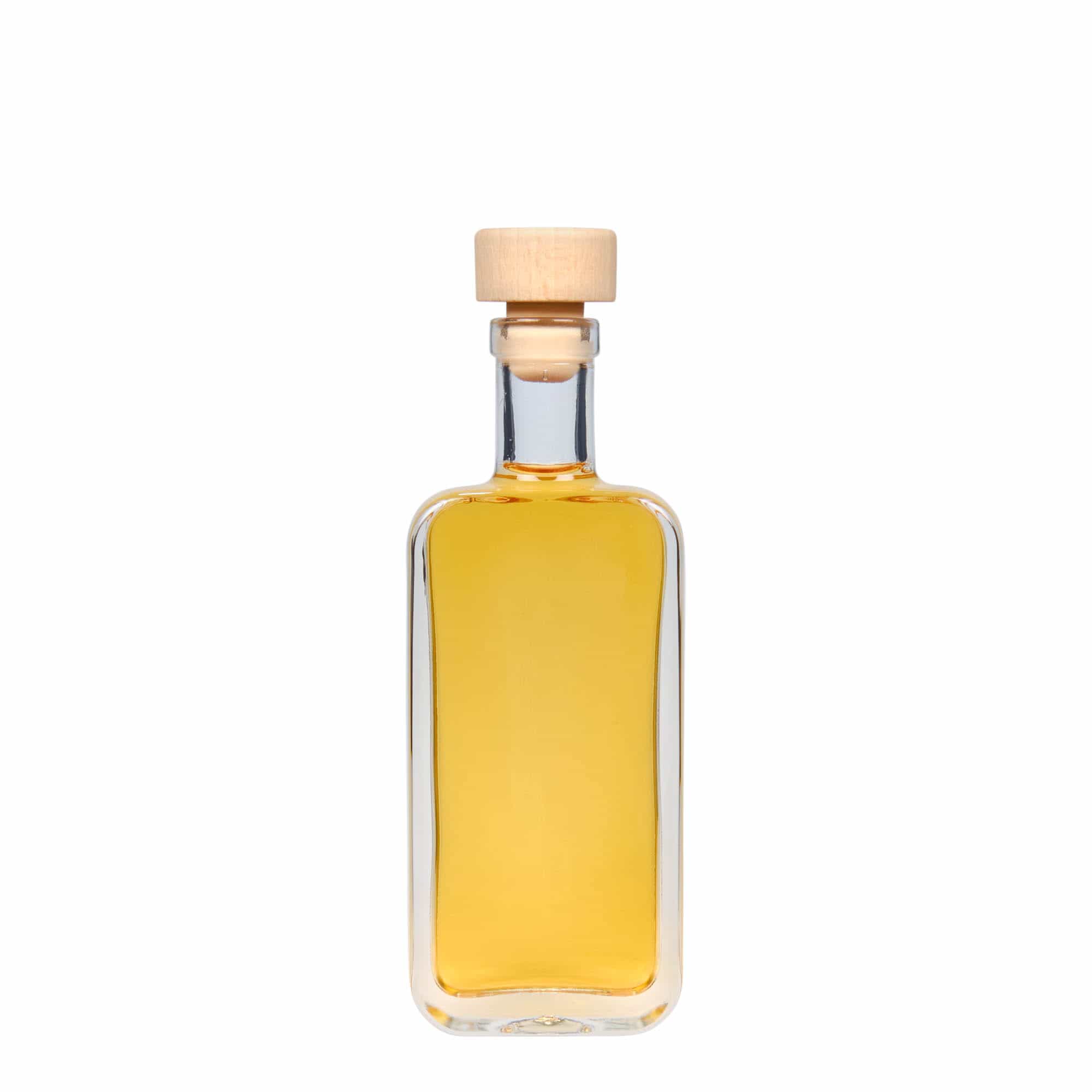 100 ml staklena flaša 'Nice', pravougaona, otvor: pluta