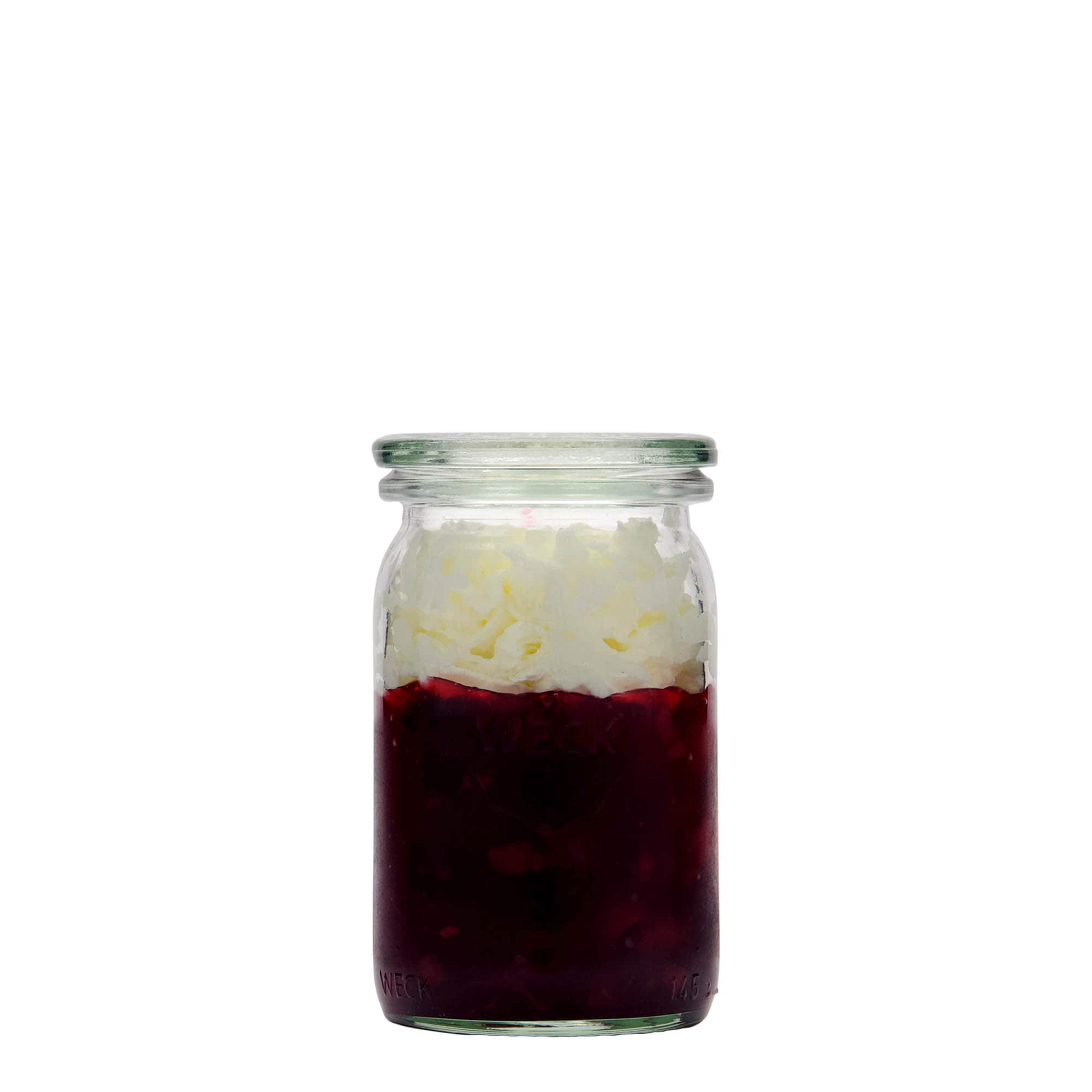 145 ml WECK cilindar staklo, otvor: okrugli rub