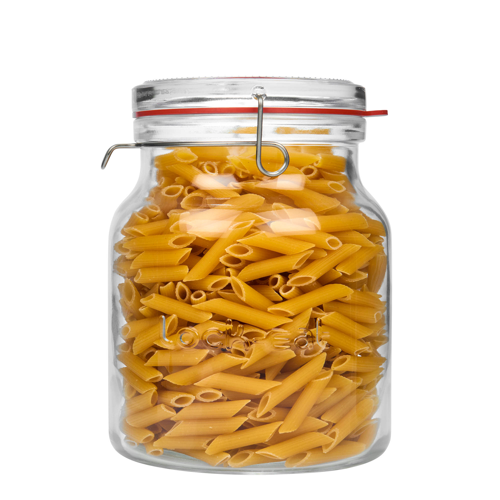 2.000 ml staklena tegla sa žičanim zatvaračem 'Lock-Eat', otvor: žični zatvarač