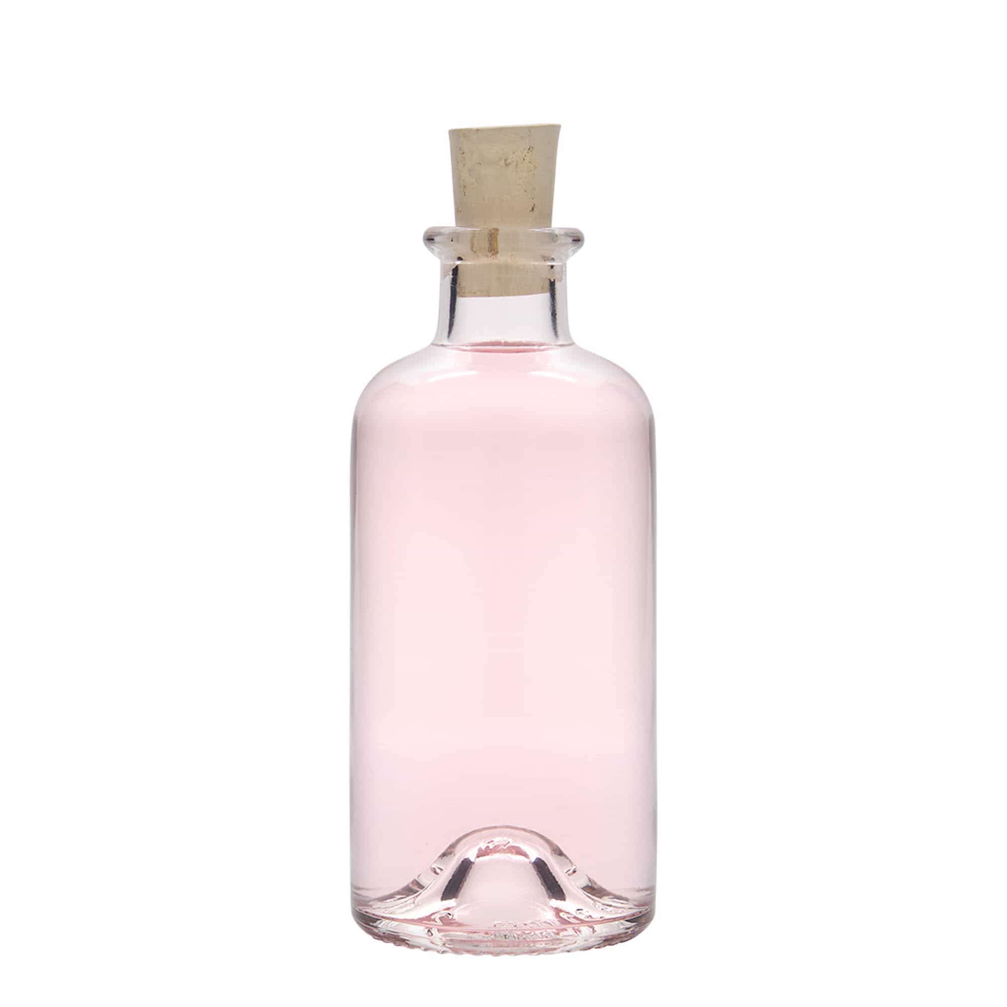 200 ml staklena flaša apotekarska, otvor: plutani čep