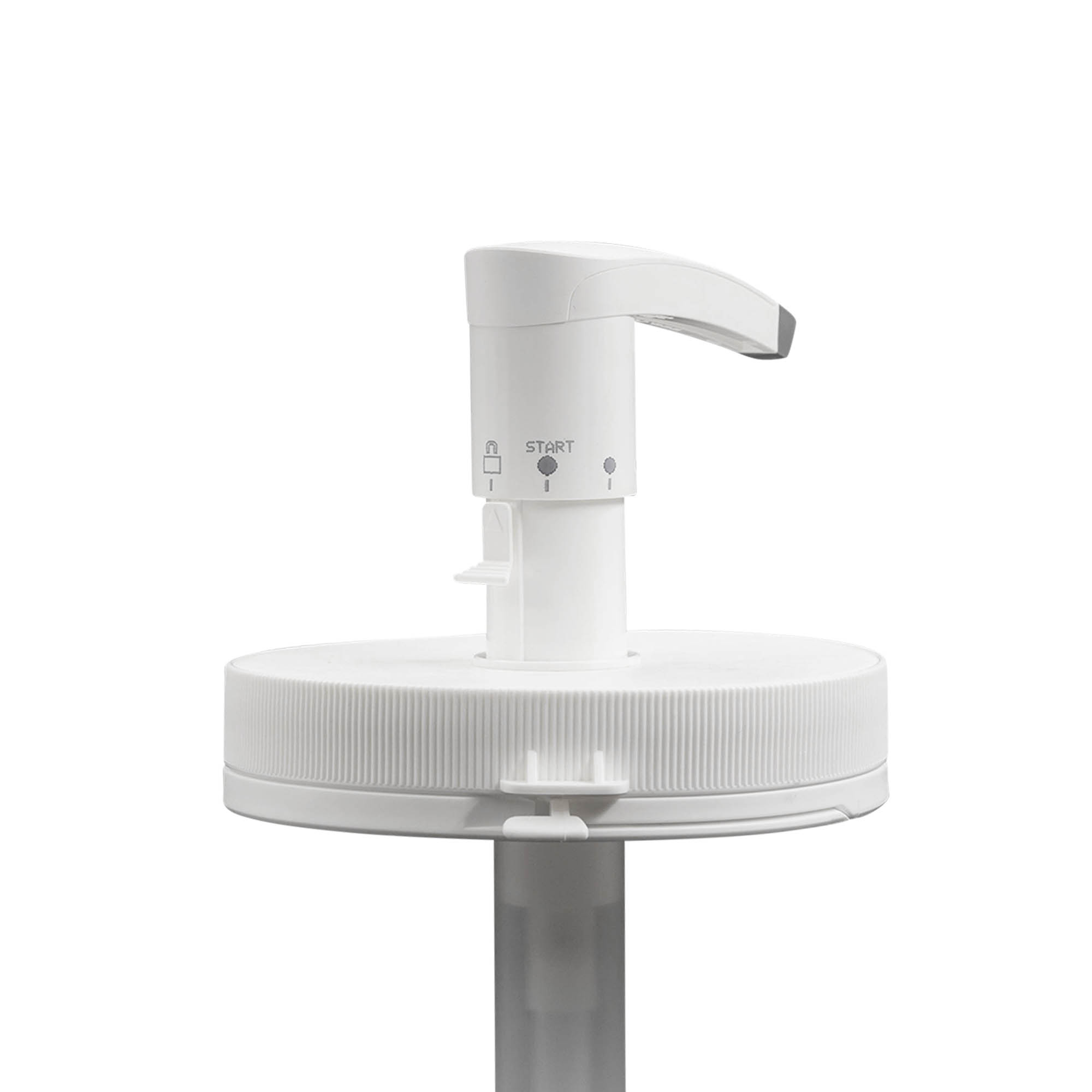 Dozirna pumpa za 1.240 ml 'Securibox', PE-plastika, bela, za otvor: navojni zatvarač Dozirna pumpa za 1.240 ml 'Securibox', PE-plastika, bela, za otvor: navojni zatvarač