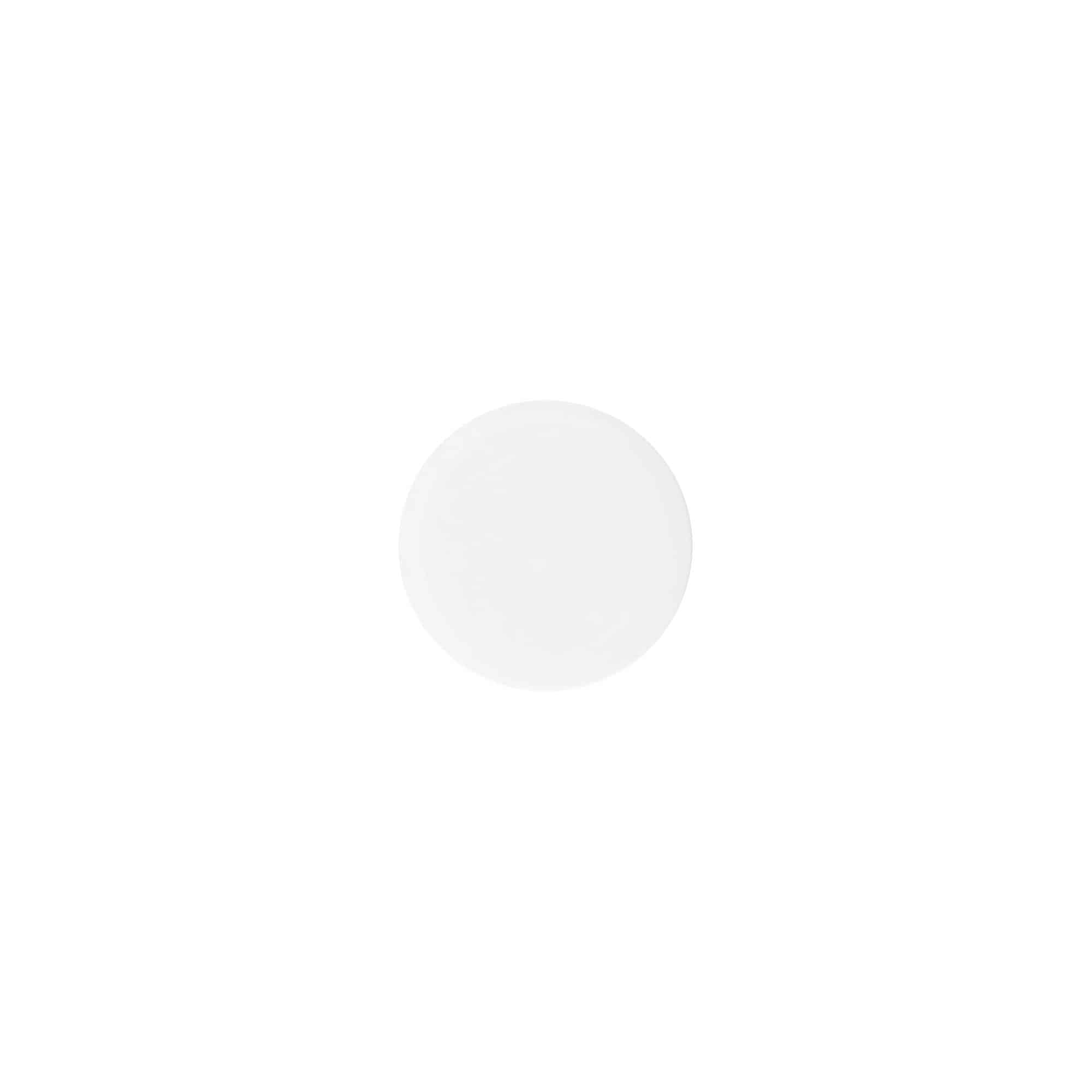 Zatvarač sa navojem 'White Line' 12ml, PP plastika, beo