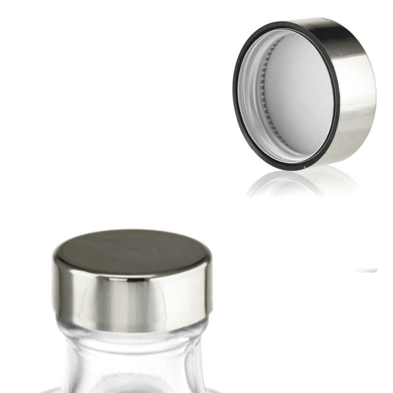 Navojni zatvarač, ABS plastika, srebrne boje, za otvor: GPI 33/400 Navojni zatvarač, ABS plastika, srebrne boje, za otvor: GPI 33/400