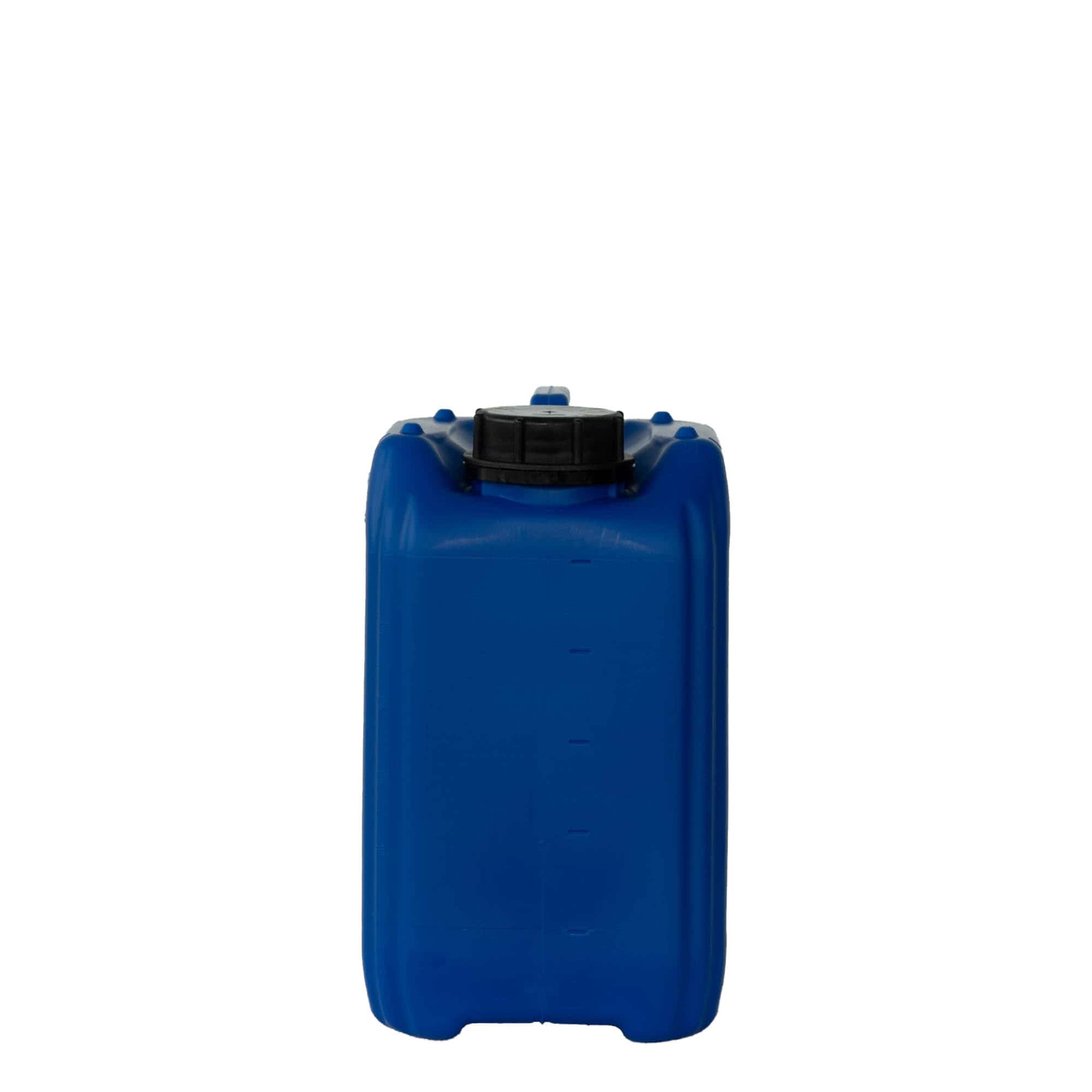 5 l kanister, pravougaoni, HDPE-plastika, plavi, otvor: ND 55