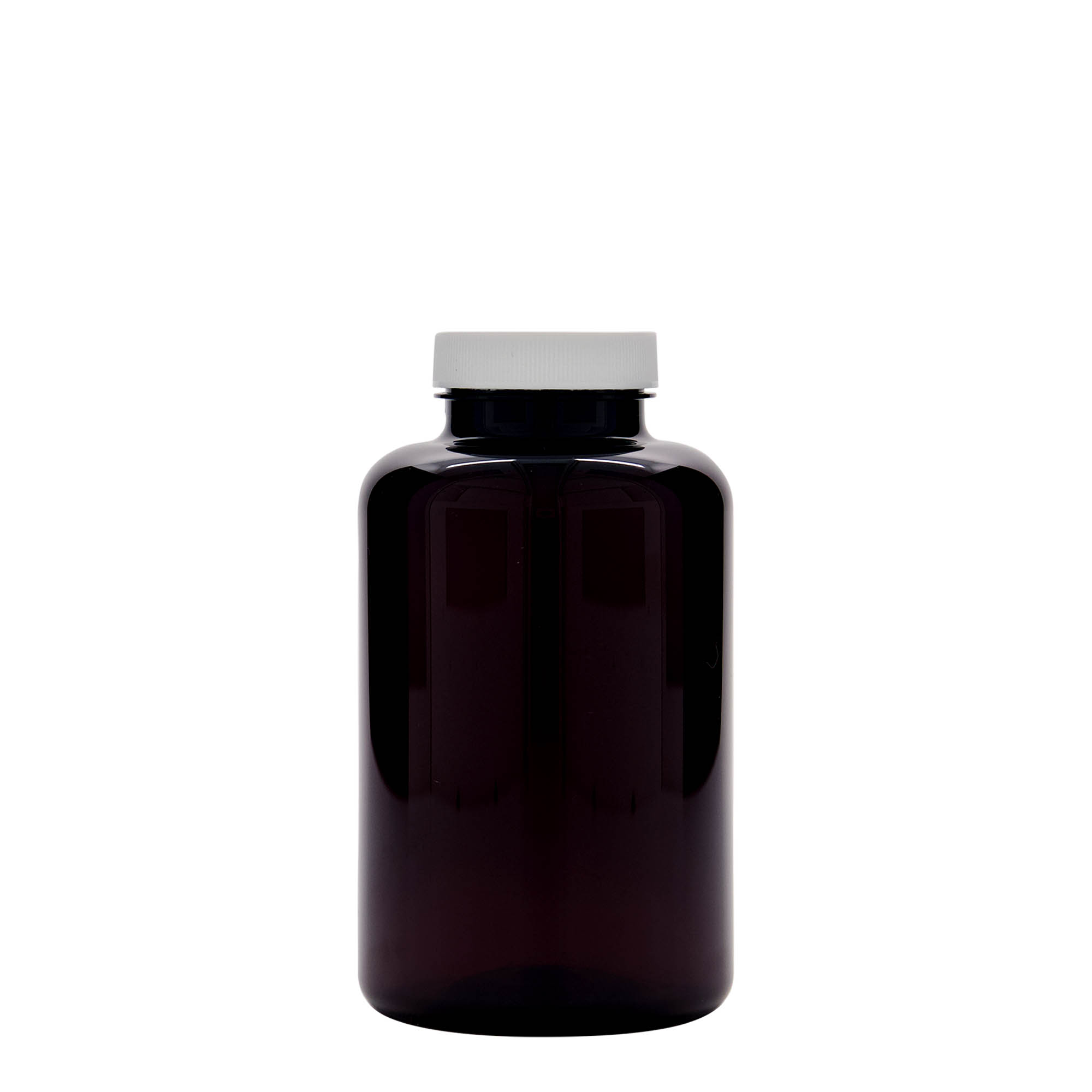 PET bočica od 500 ml, plastika, braon, otvor: GPI 45/400