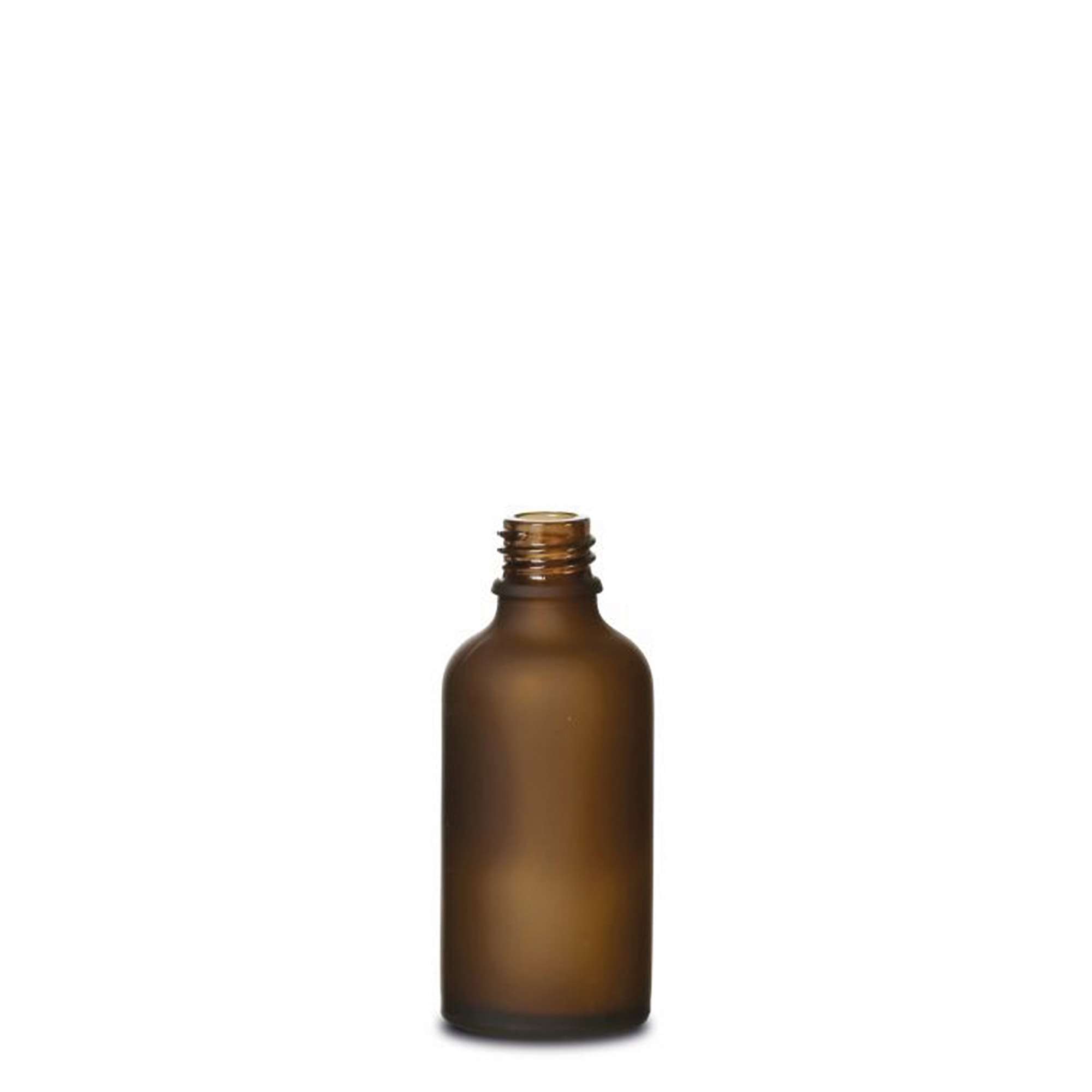 50 ml medicinska bočica, staklena, braon matirana, grlo: DIN 18 50 ml medicinska bočica, staklena, braon matirana, grlo: DIN 18