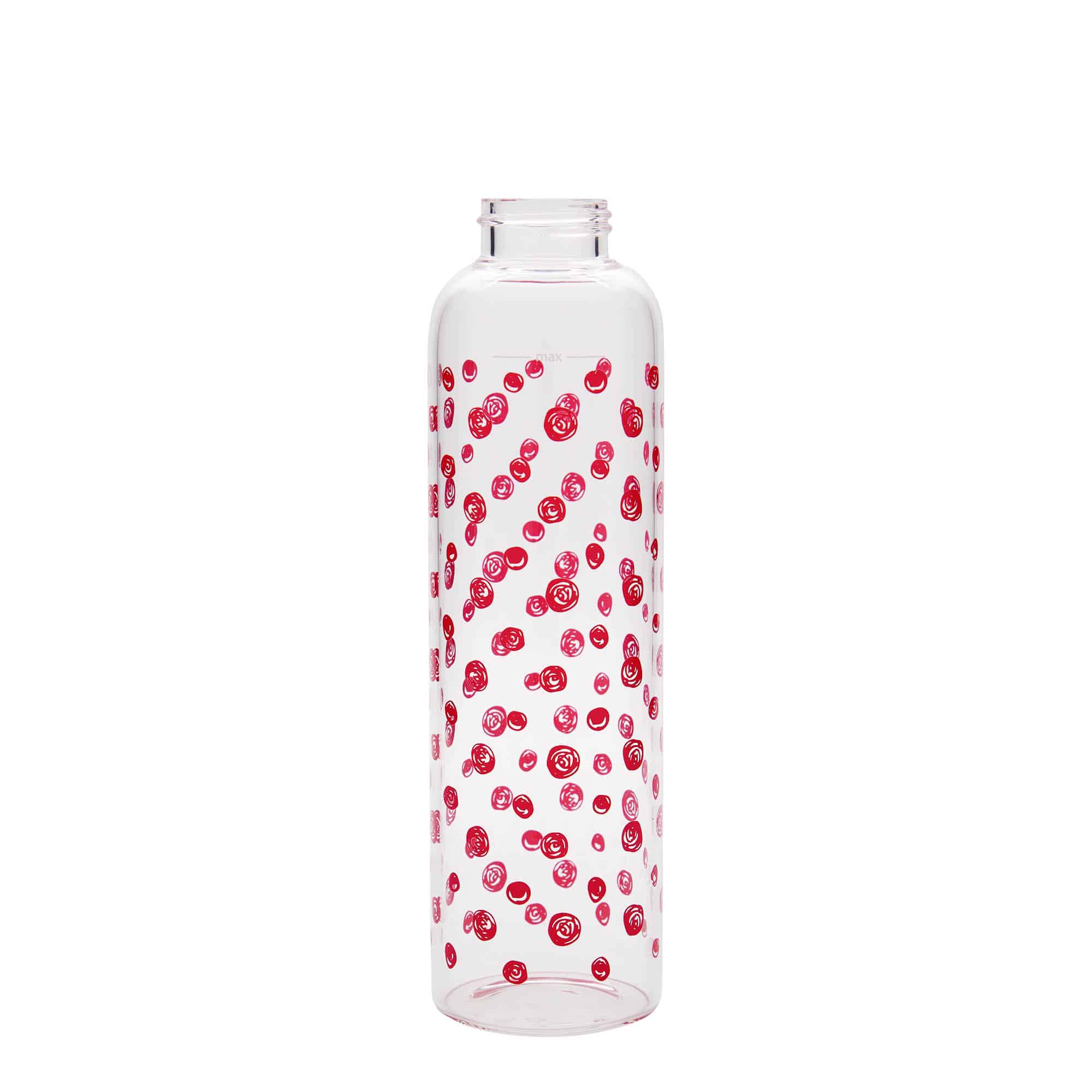 500 ml boca za piće 'Perseus - Crvene tačke', otvor: navojni zatvarač