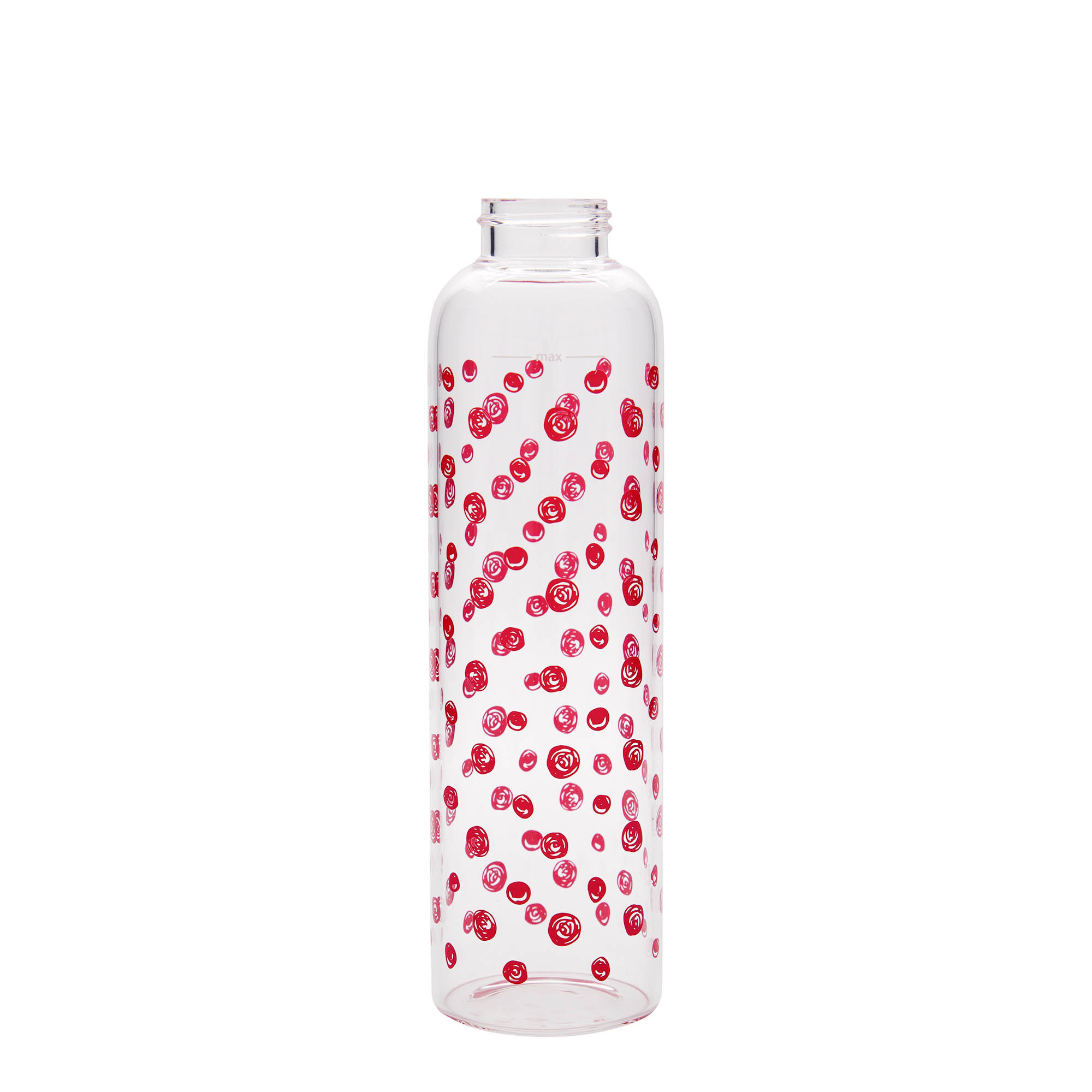 500 ml boca za piće 'Perseus - Crvene tačke', otvor: navojni zatvarač