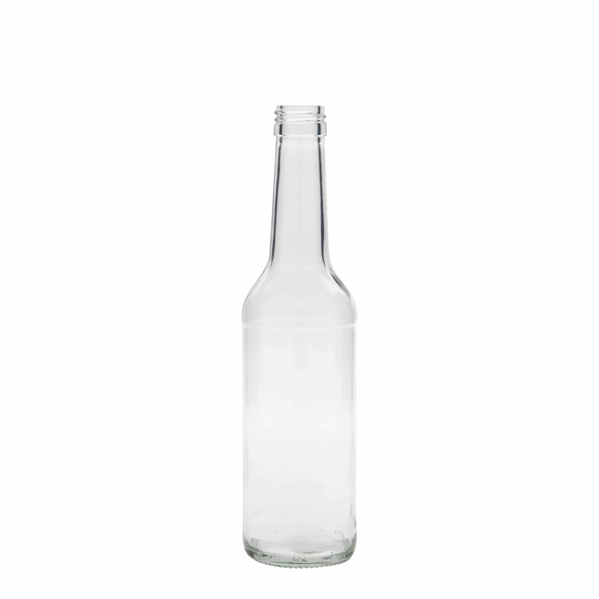 Staklena boca od 350 ml s ravnim grlom, otvor: PP 28 Staklena boca od 350 ml s ravnim grlom, otvor: PP 28