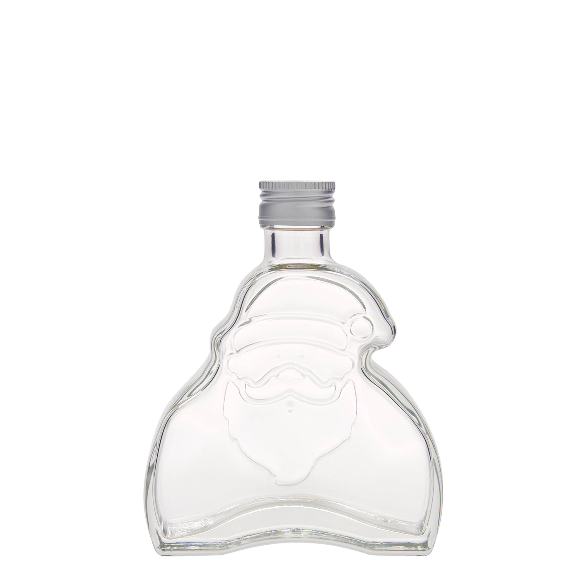 200 ml staklena flaša 'Deda Mraz', grlo: PP 28 200 ml staklena flaša 'Deda Mraz', grlo: PP 28
