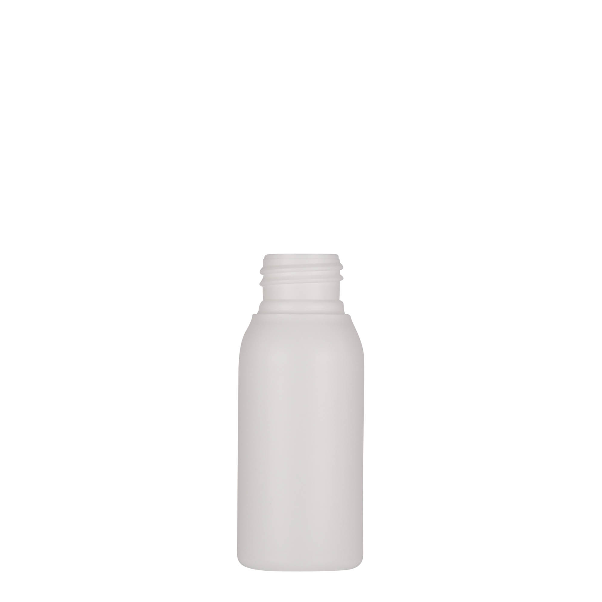 50 ml plastična bočica 'Tuffy', HDPE, bela, grlo: 24/410