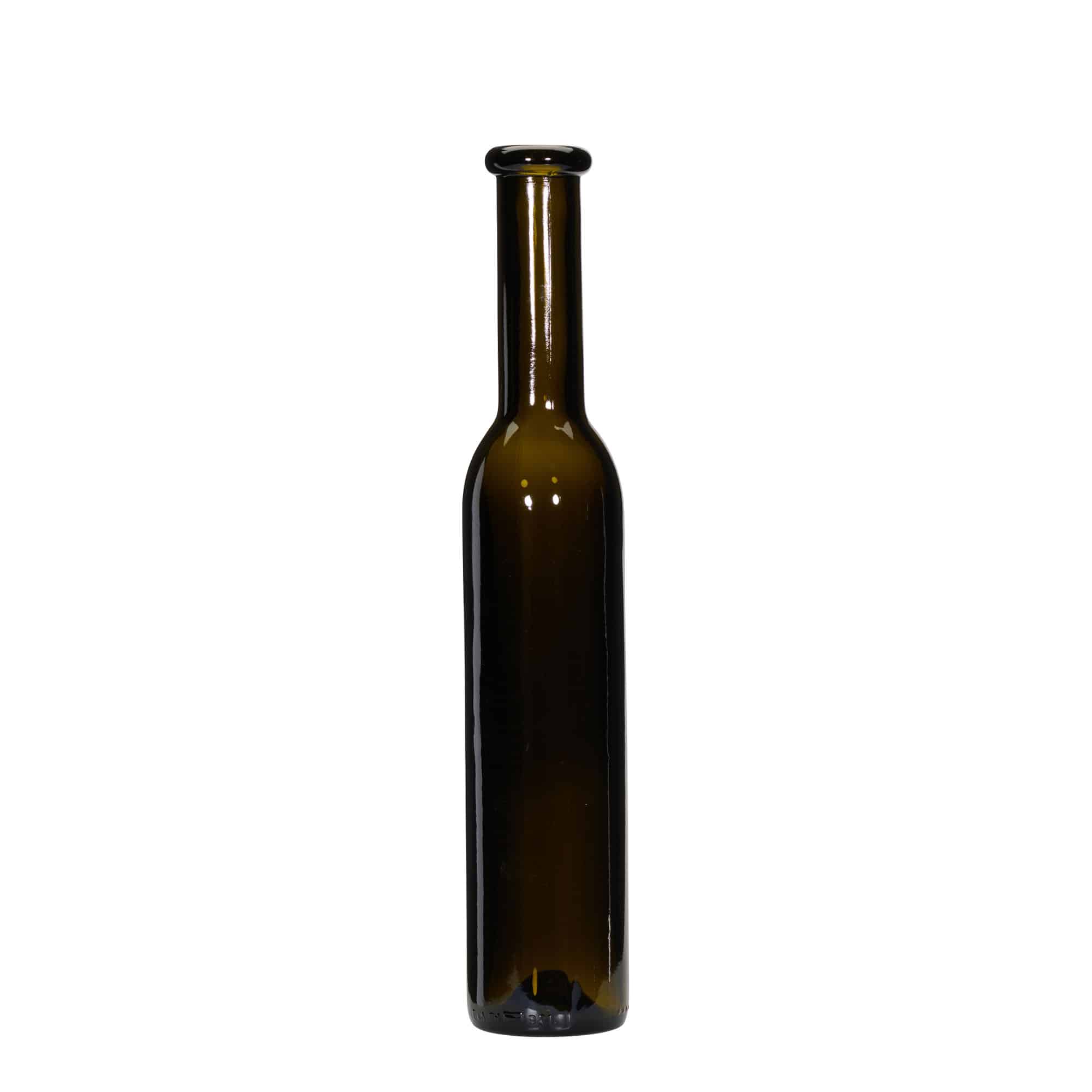 250 ml staklena flaša 'Rocky', antikno zelena, otvor: čep