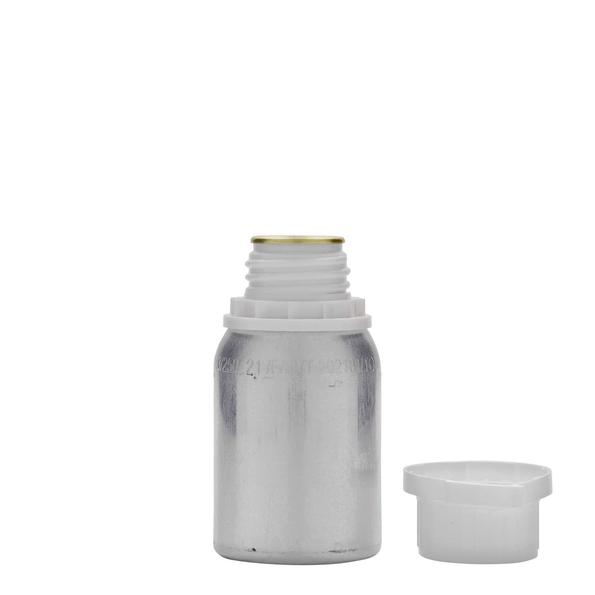 125 ml aluminijumska flaša, metal, srebrna, otvor: DIN 32 125 ml aluminijumska flaša, metal, srebrna, otvor: DIN 32