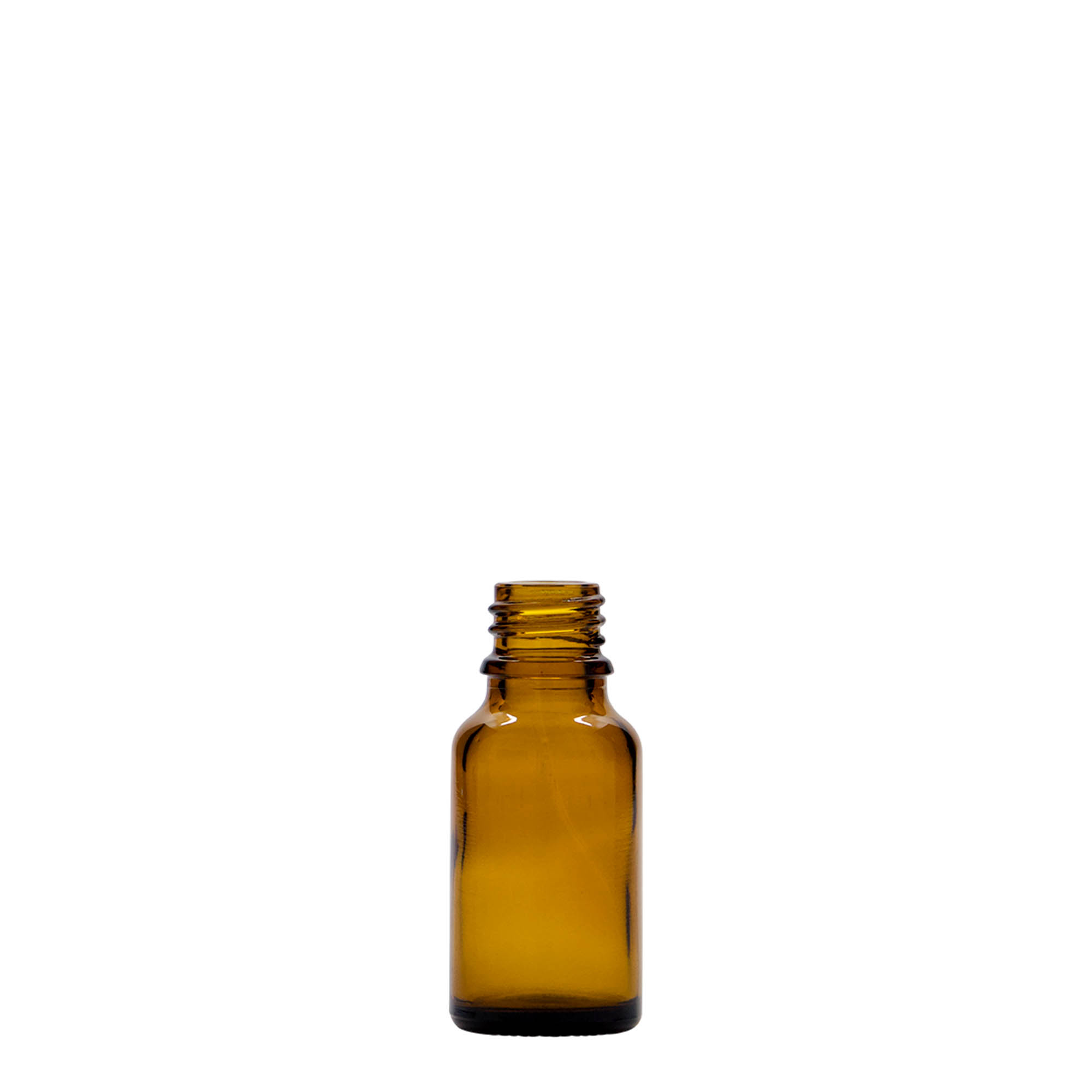 Medicinska boca od 15 ml, staklo, braon, otvor: DIN 18 Medicinska boca od 15 ml, staklo, braon, otvor: DIN 18