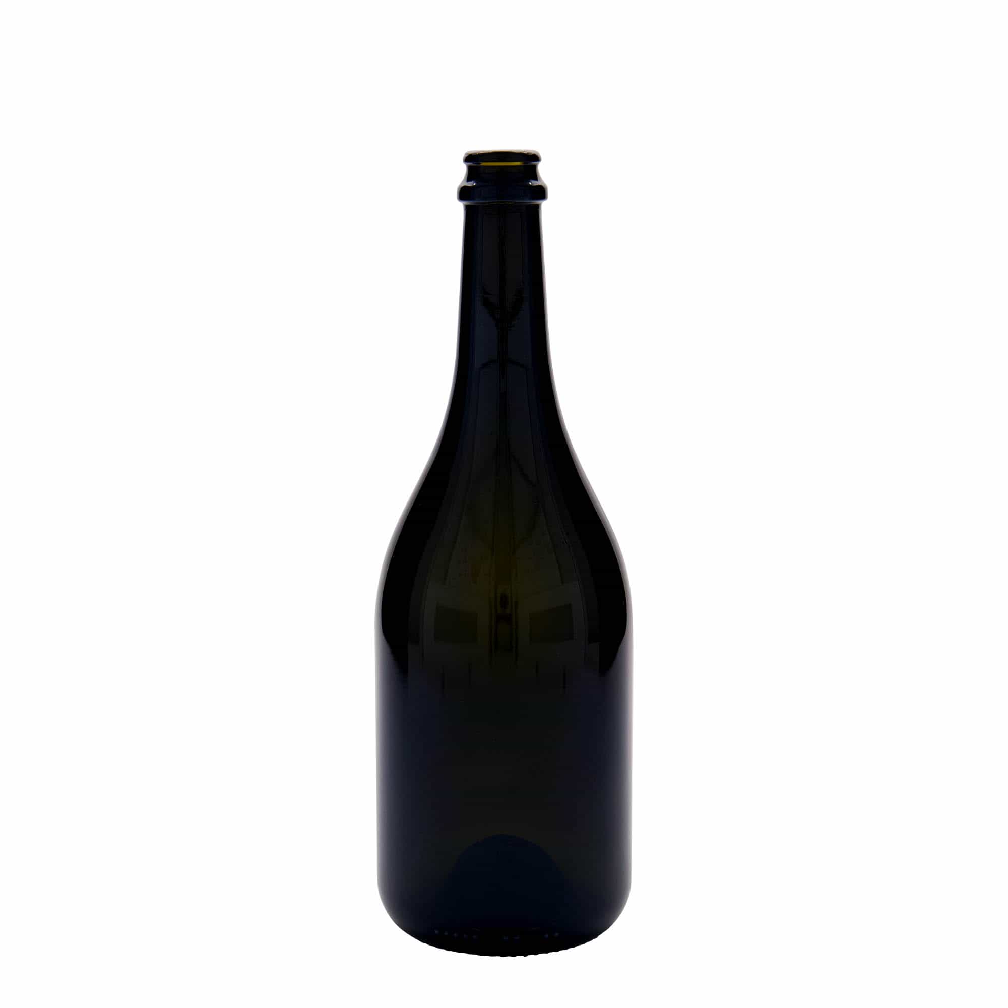 Boca za pivo od 750 ml 'Horta', staklo, antik zelena, otvor: Krunski čepovi Boca za pivo od 750 ml 'Horta', staklo, antik zelena, otvor: Krunski čepovi