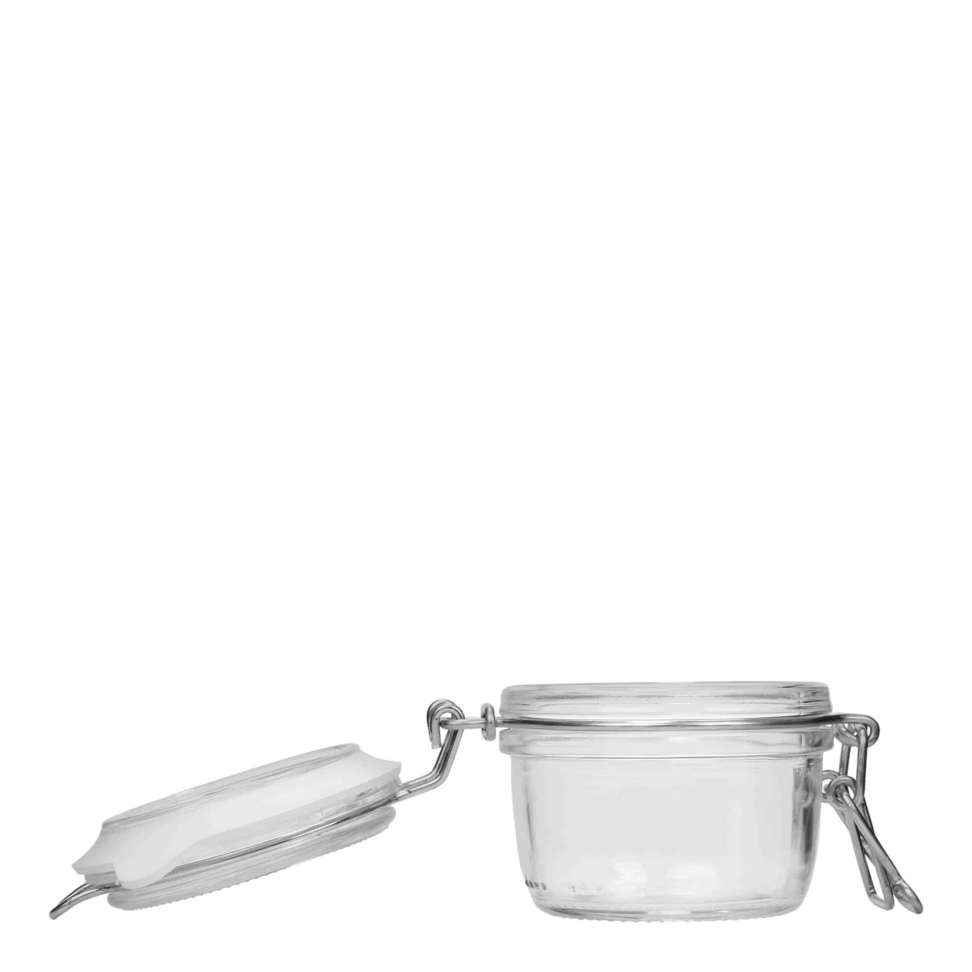 125 ml staklena tegla sa žičanim kopčom 'Fido', otvor: zatvarač sa žičanim kopčom 125 ml staklena tegla sa žičanim kopčom 'Fido', otvor: zatvarač sa žičanim kopčom